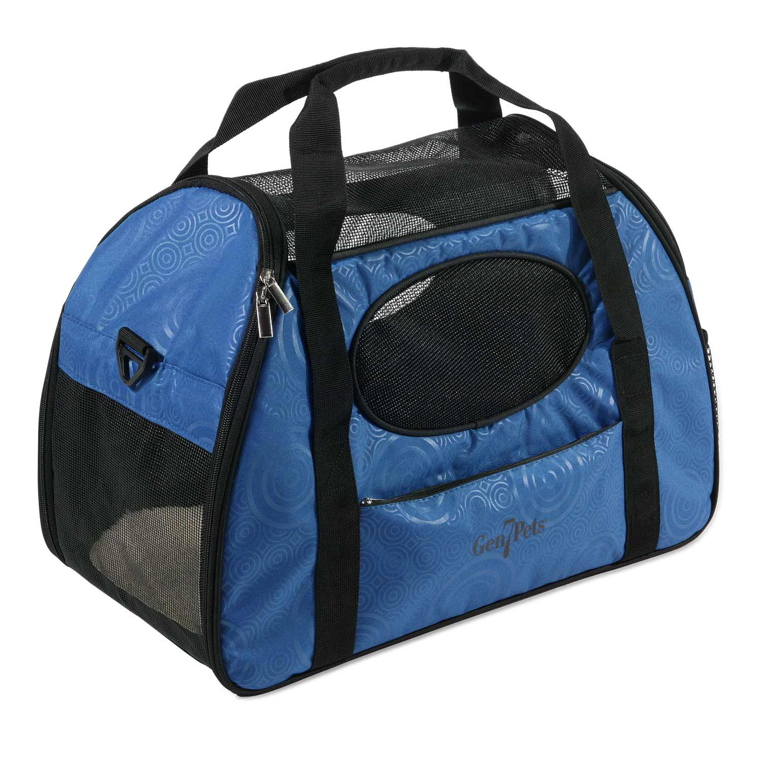 UPC 854907004148 product image for Gen7Pets Carry-Me Fashion Pet Carrier in Blue, Medium () | upcitemdb.com