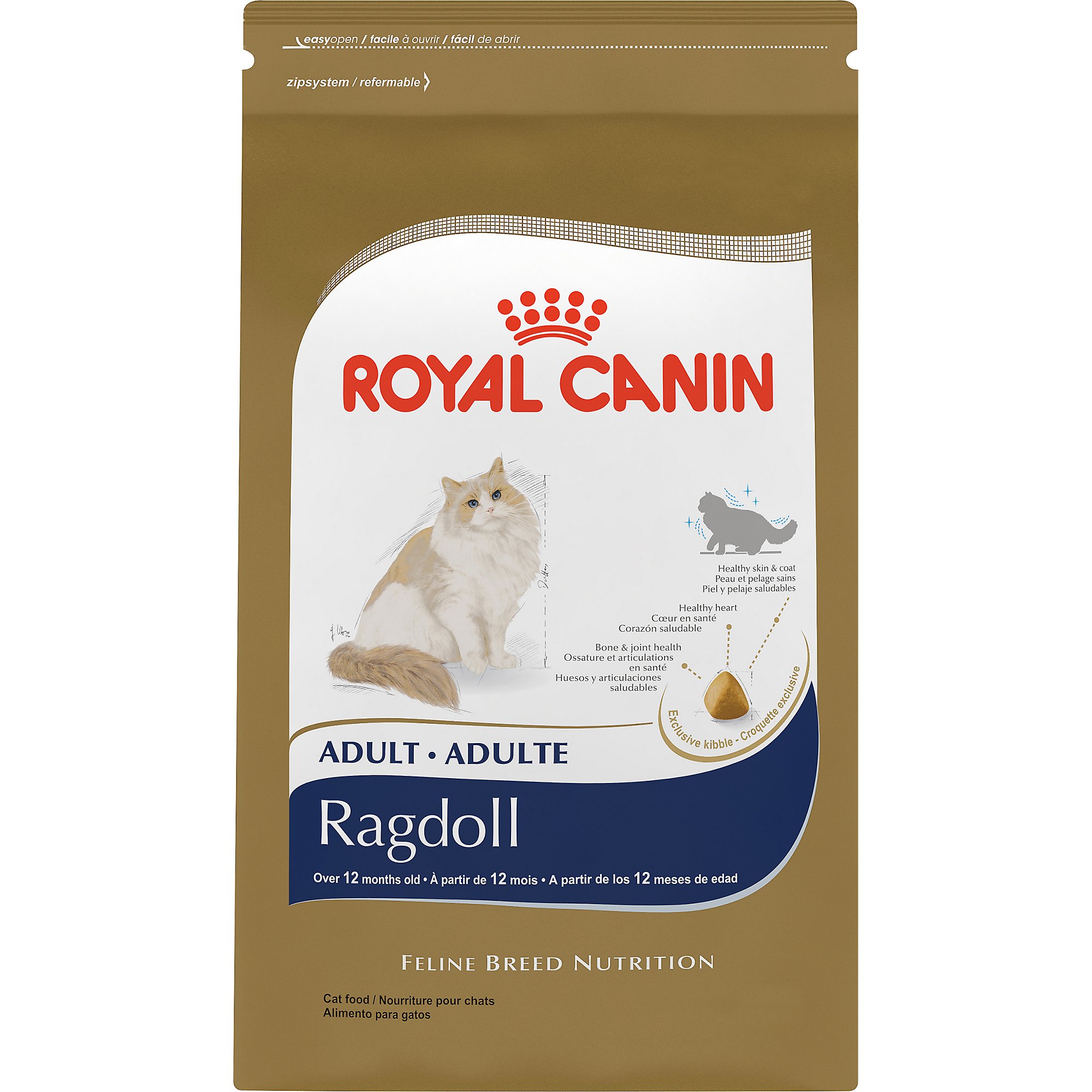 Royal Canin Feline Breed Nutrition Ragdoll Dry Cat Food | Petco