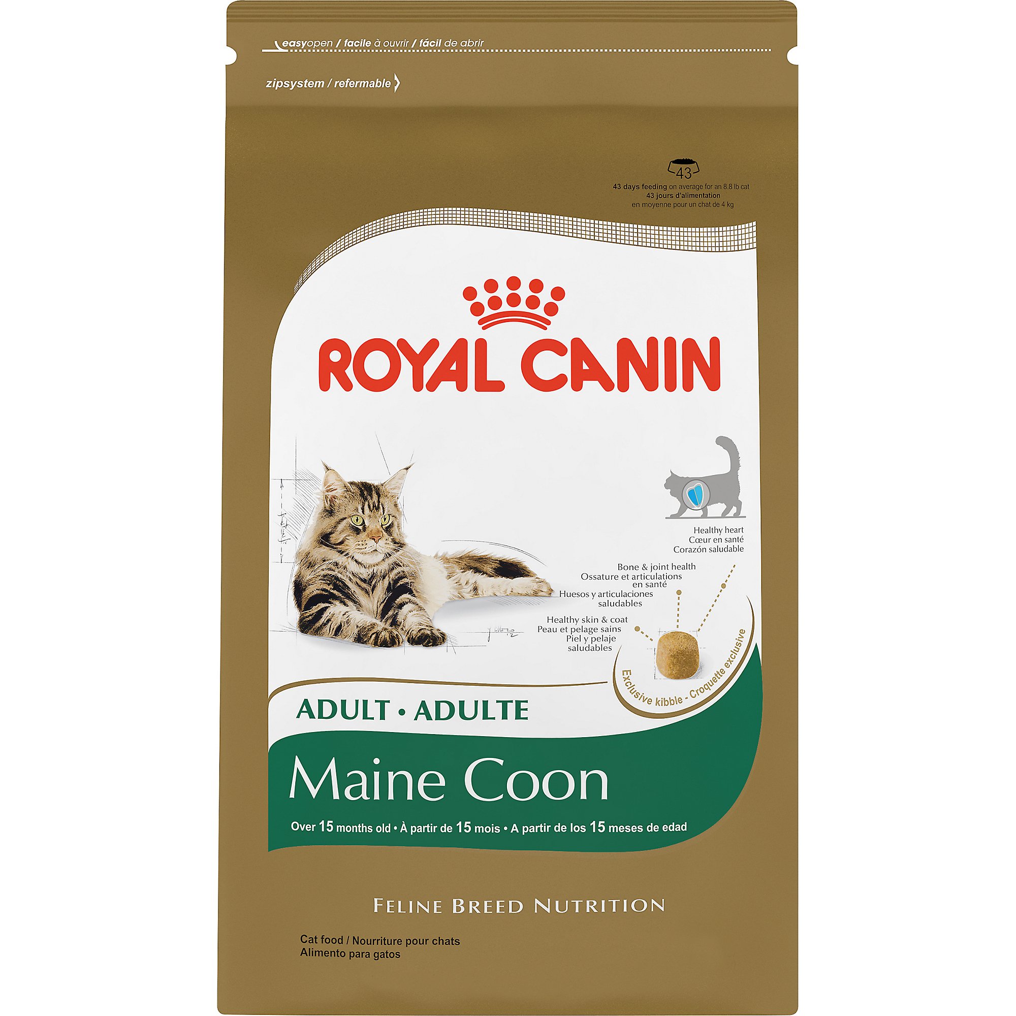 Royal Canin Feline Breed Nutrition Maine Coon Adult Cat Food | Petco 