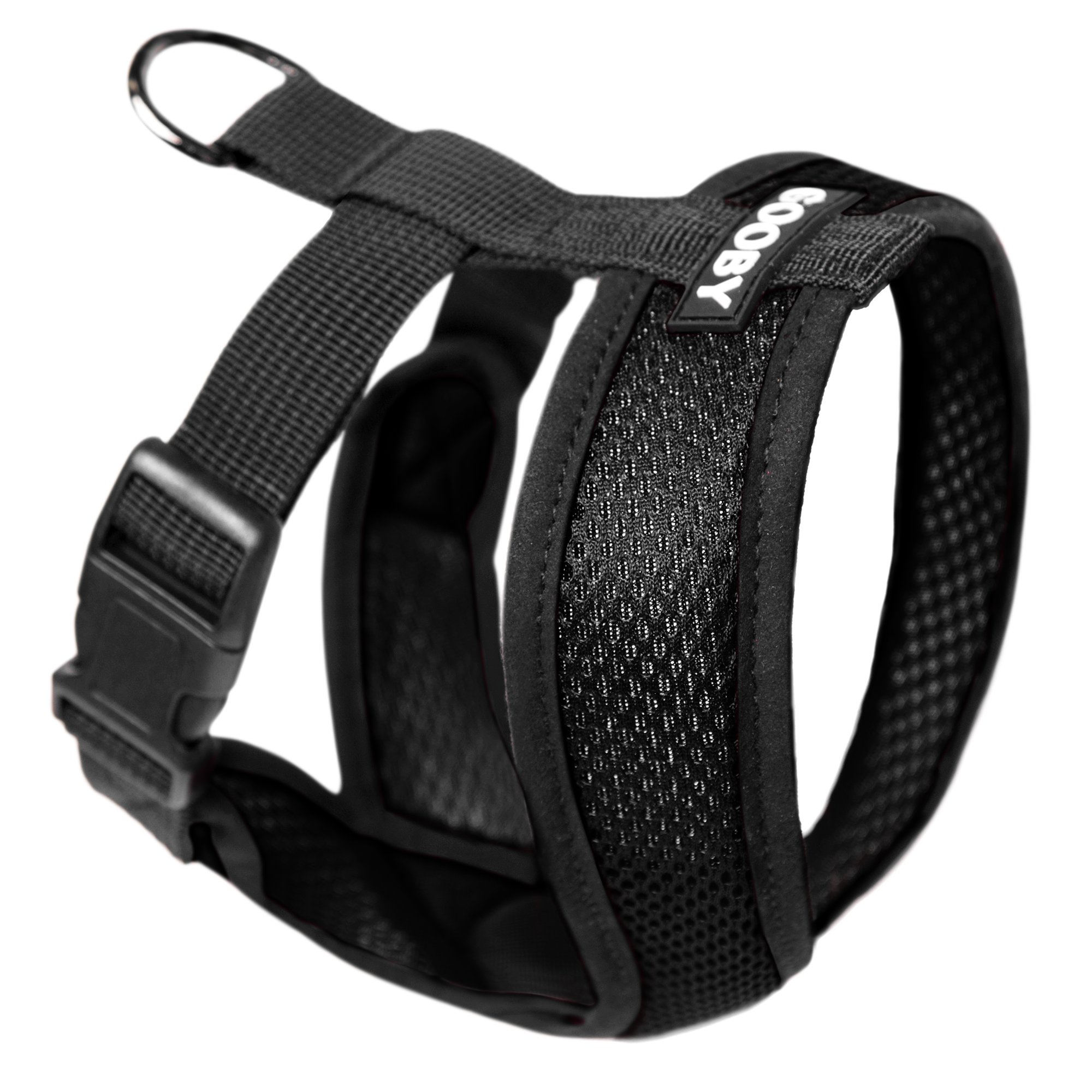 Gooby Choke Free Comfort X Soft Harness, Black Petco