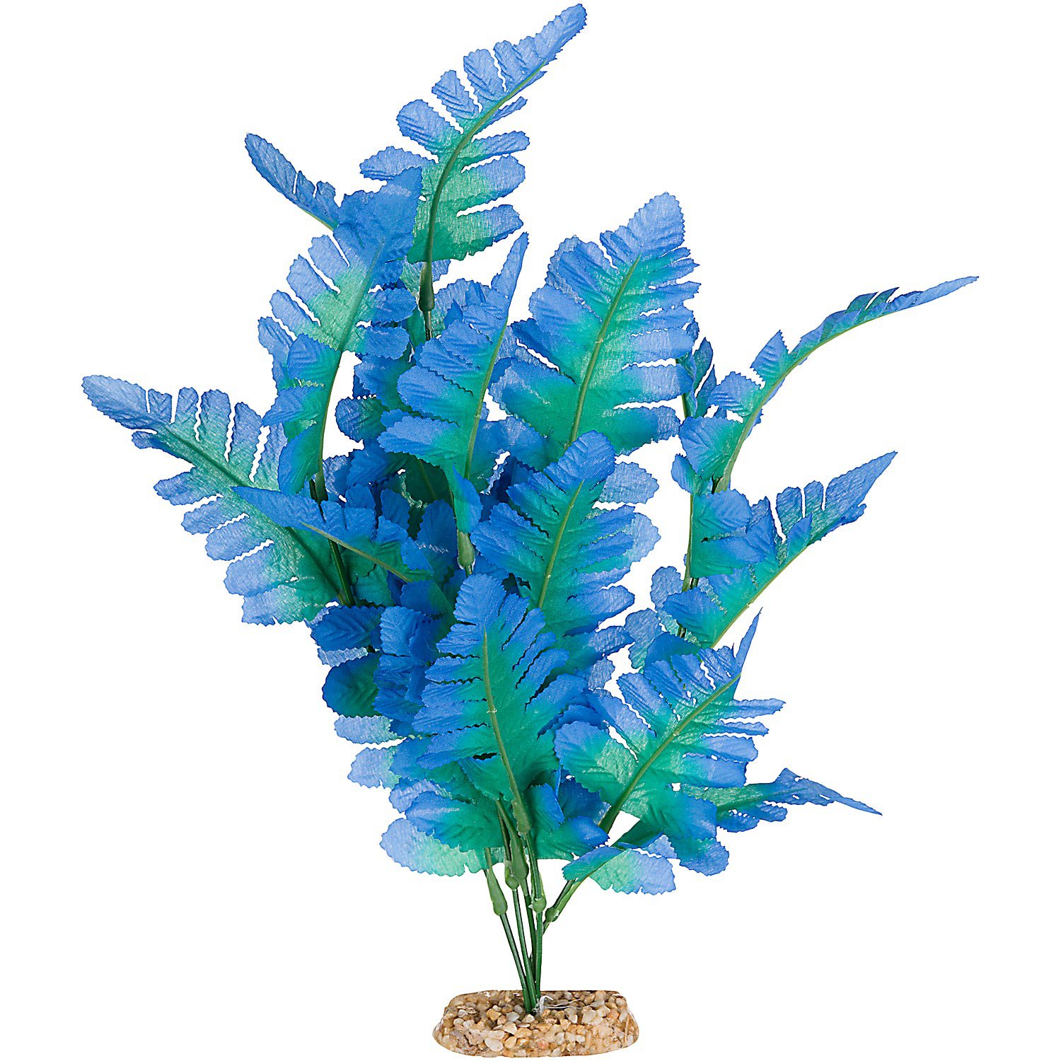 Imagitarium Blue Fern Silk Aquarium Plant Petco