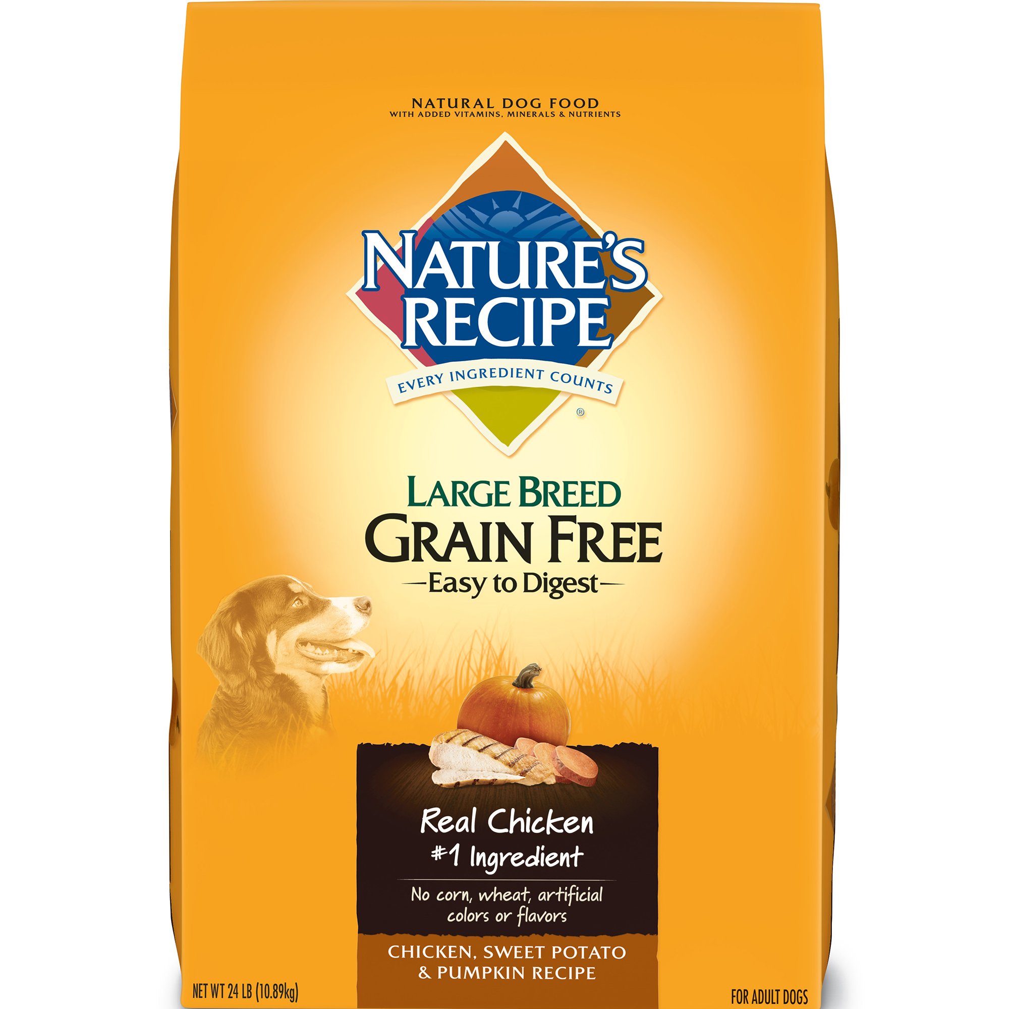 Nature's Recipe Grain Free Chicken Sweet Potato & Pumpkin Large Breed