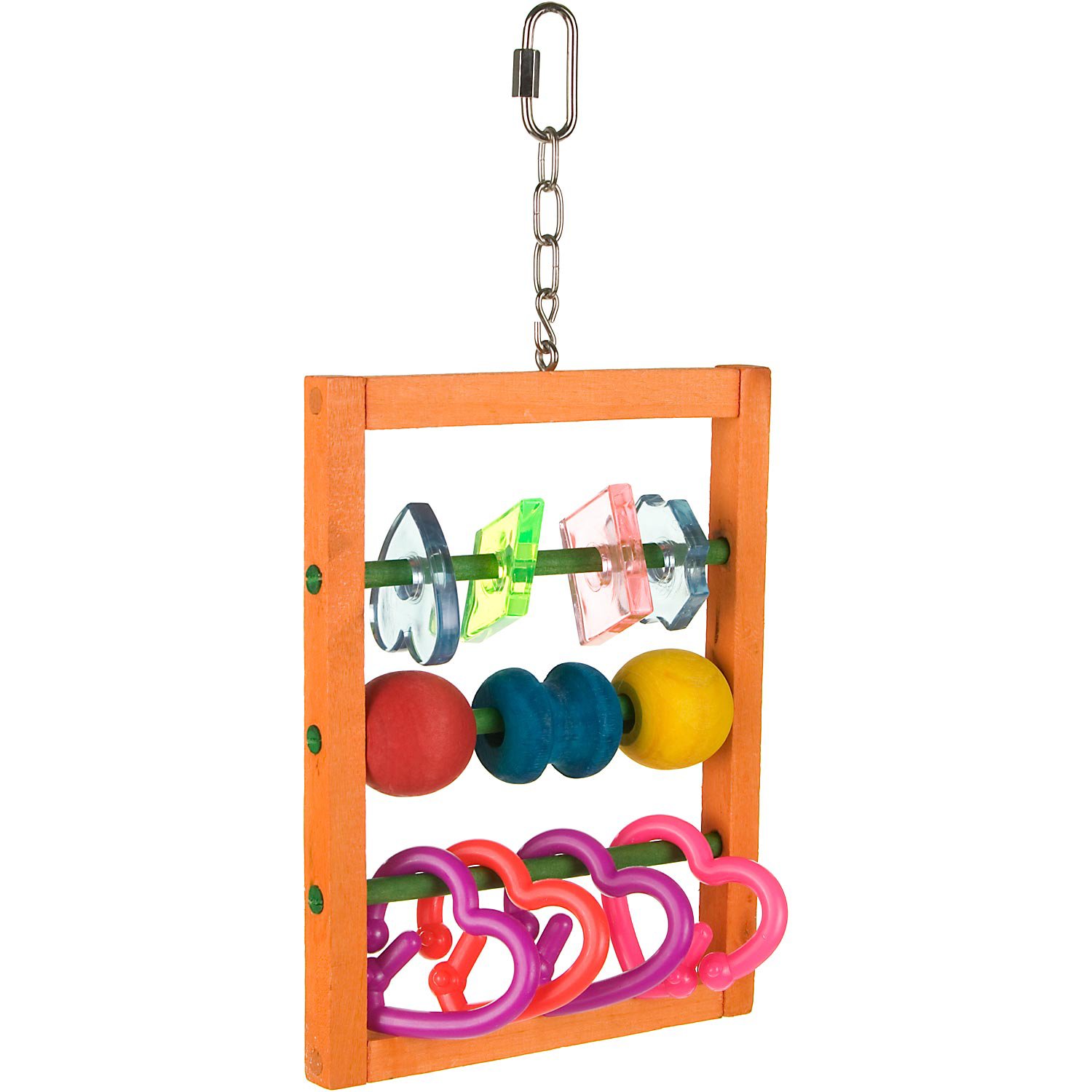 Jungle Talk by eCOTRITION Slide 'N Spin Bird Toy Petco