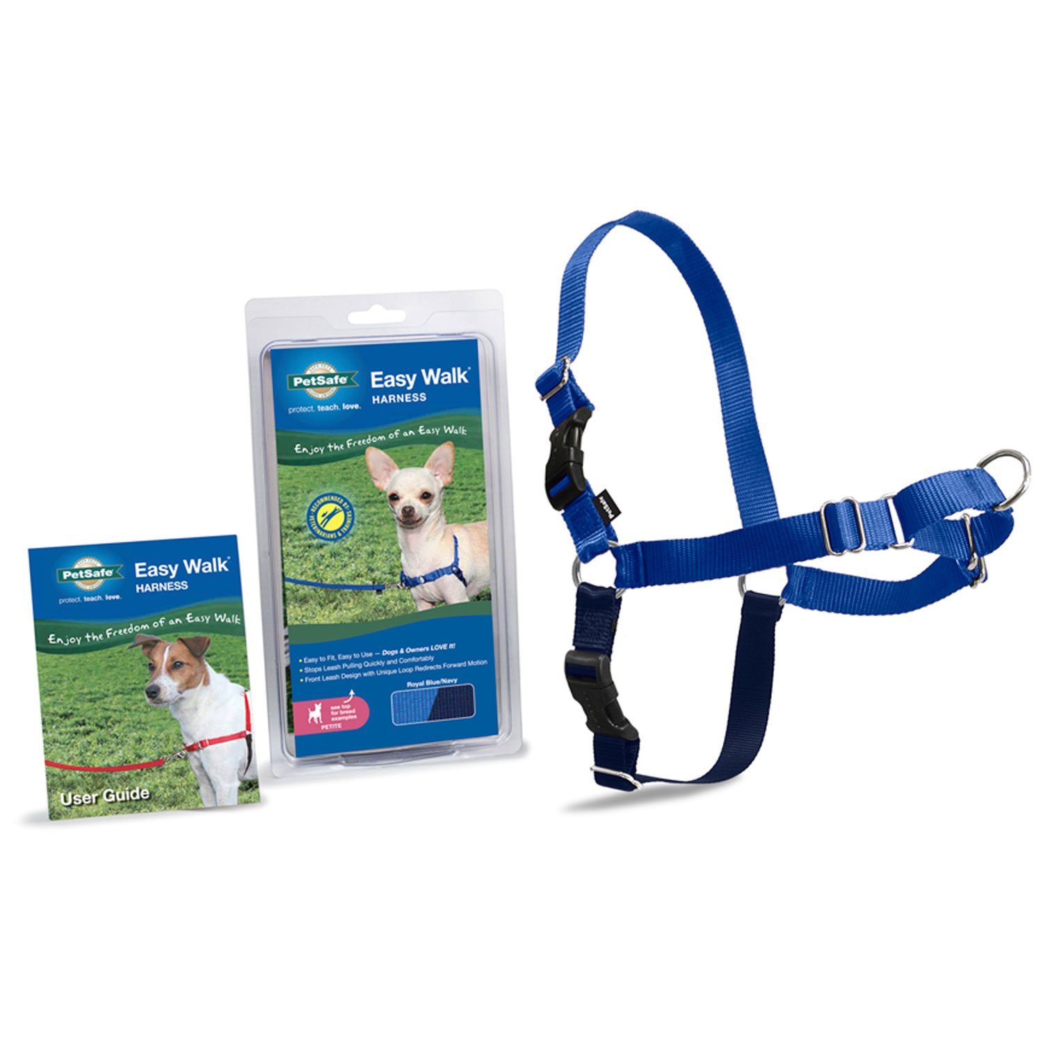 UPC 759023067674 product image for PetSafe Easy Walk Blue Dog Harness, Petite () | upcitemdb.com