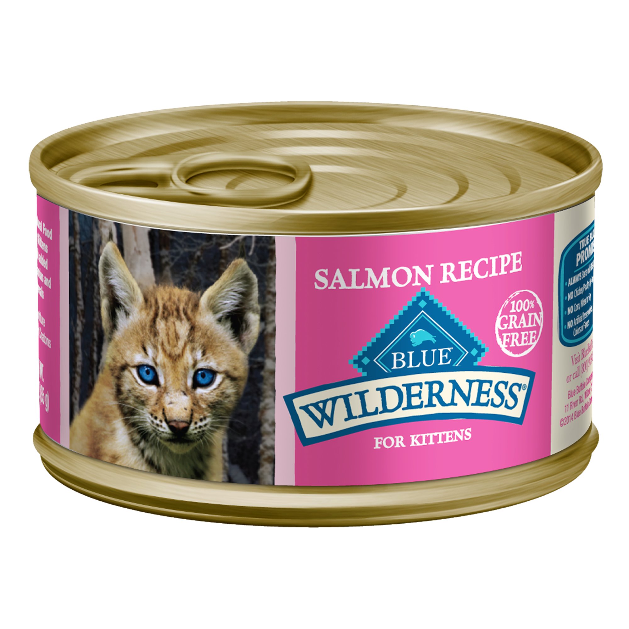 Blue Buffalo Blue Wilderness Kitten Salmon Recipe Wet Cat Food | Petco