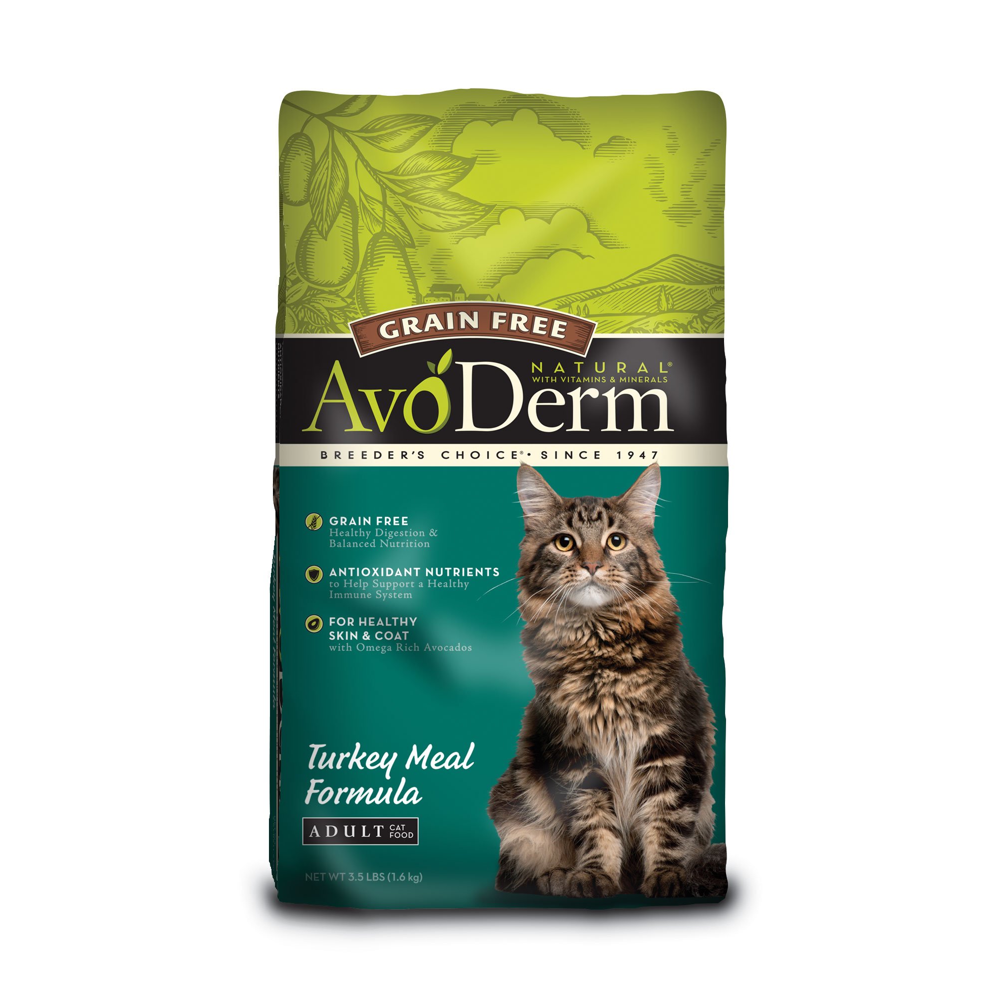 AvoDerm Natural Grain Free Turkey Meal Dry Cat Food  Petco