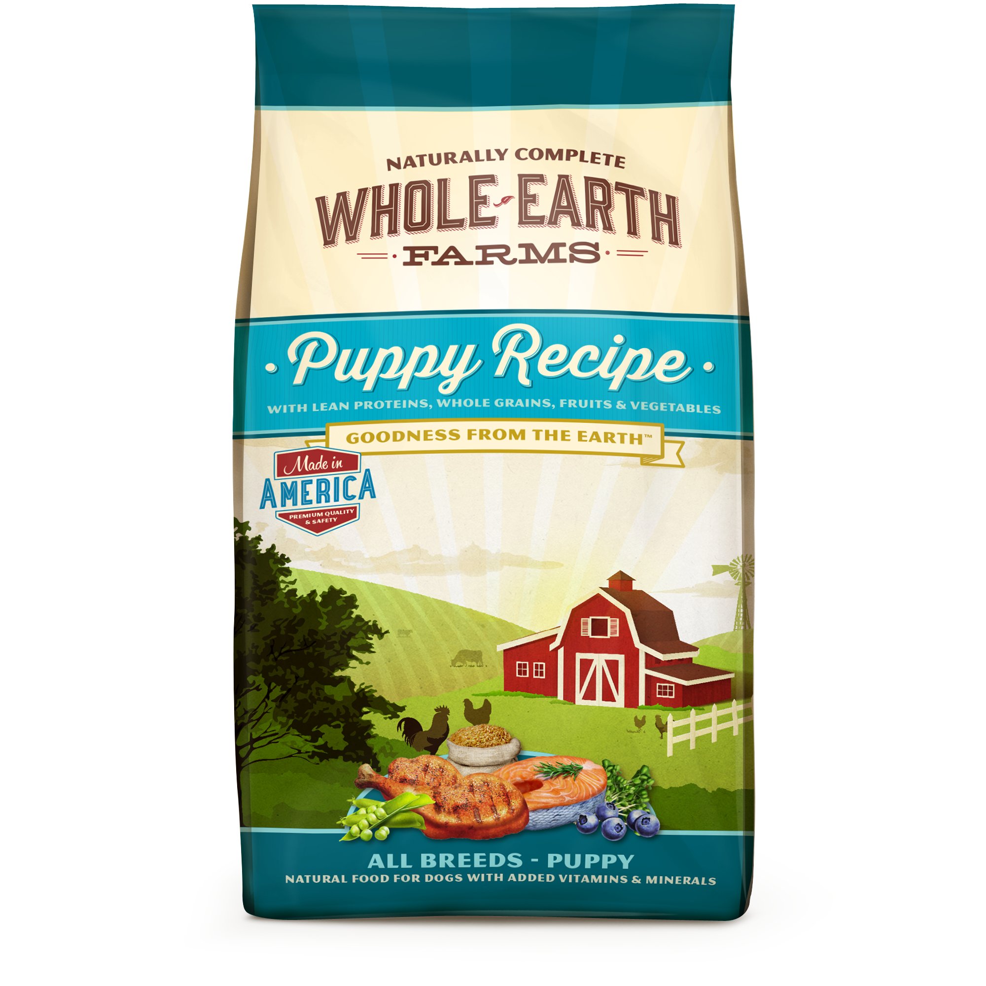 UPC 022808854999 product image for Whole Earth Farms Puppy Food, 5 lbs. () | upcitemdb.com