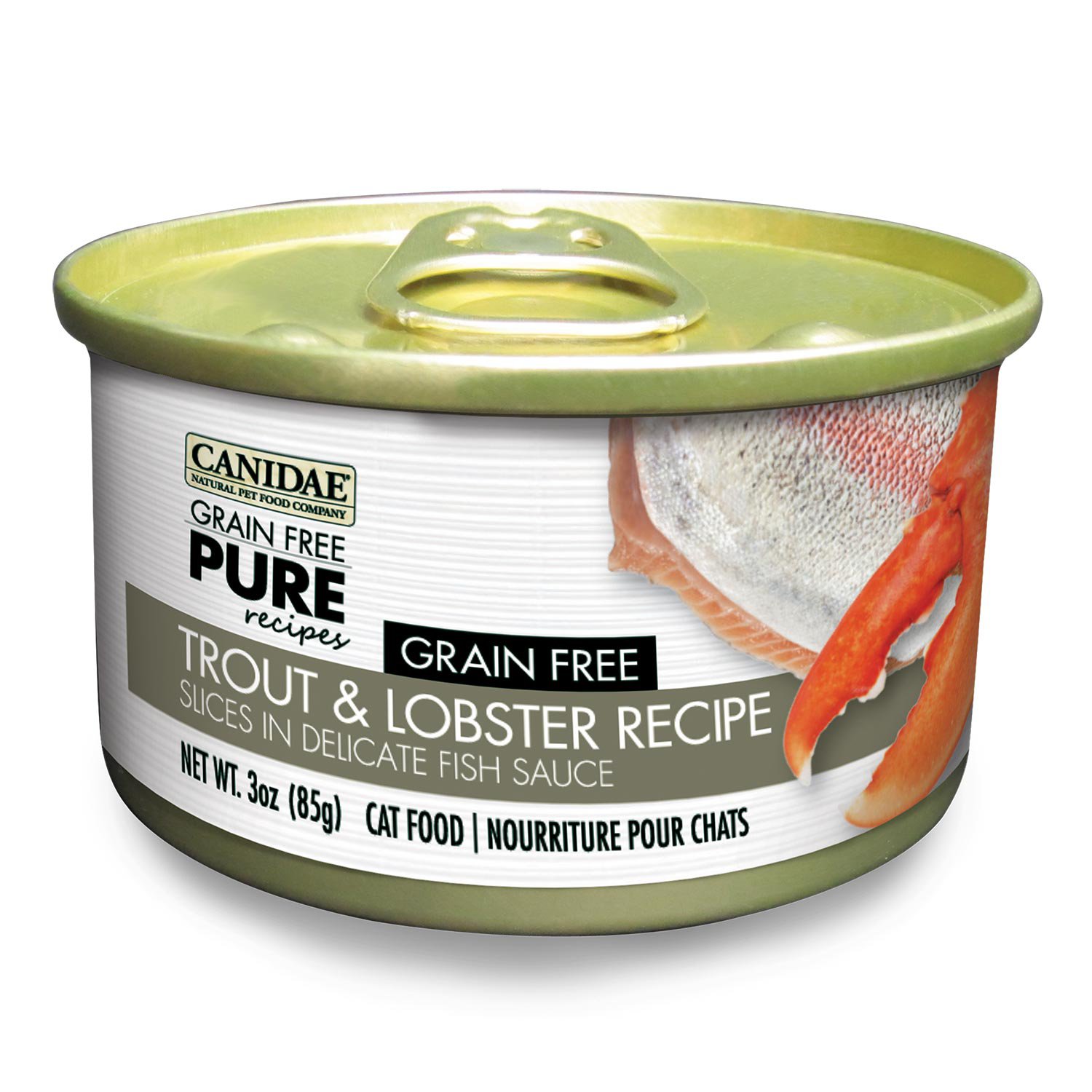 UPC 640461032167 product image for Canidae Grain Free Pure Recipes Trout & Lobster Canned Cat Food, 3 oz. | upcitemdb.com