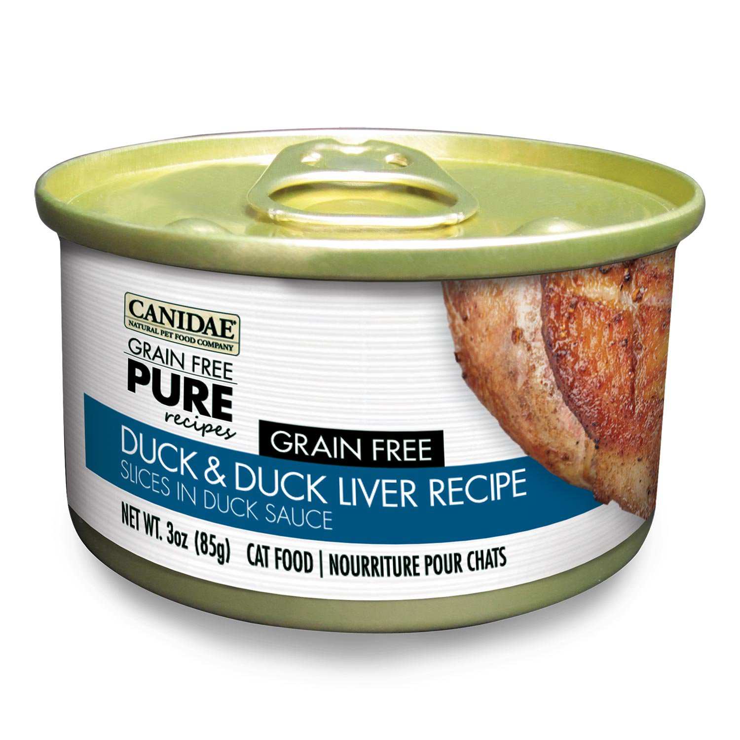 UPC 640461032228 product image for Canidae Grain Free Pure Recipes Duck & Duck Liver Canned Cat Food, 3 oz. | upcitemdb.com