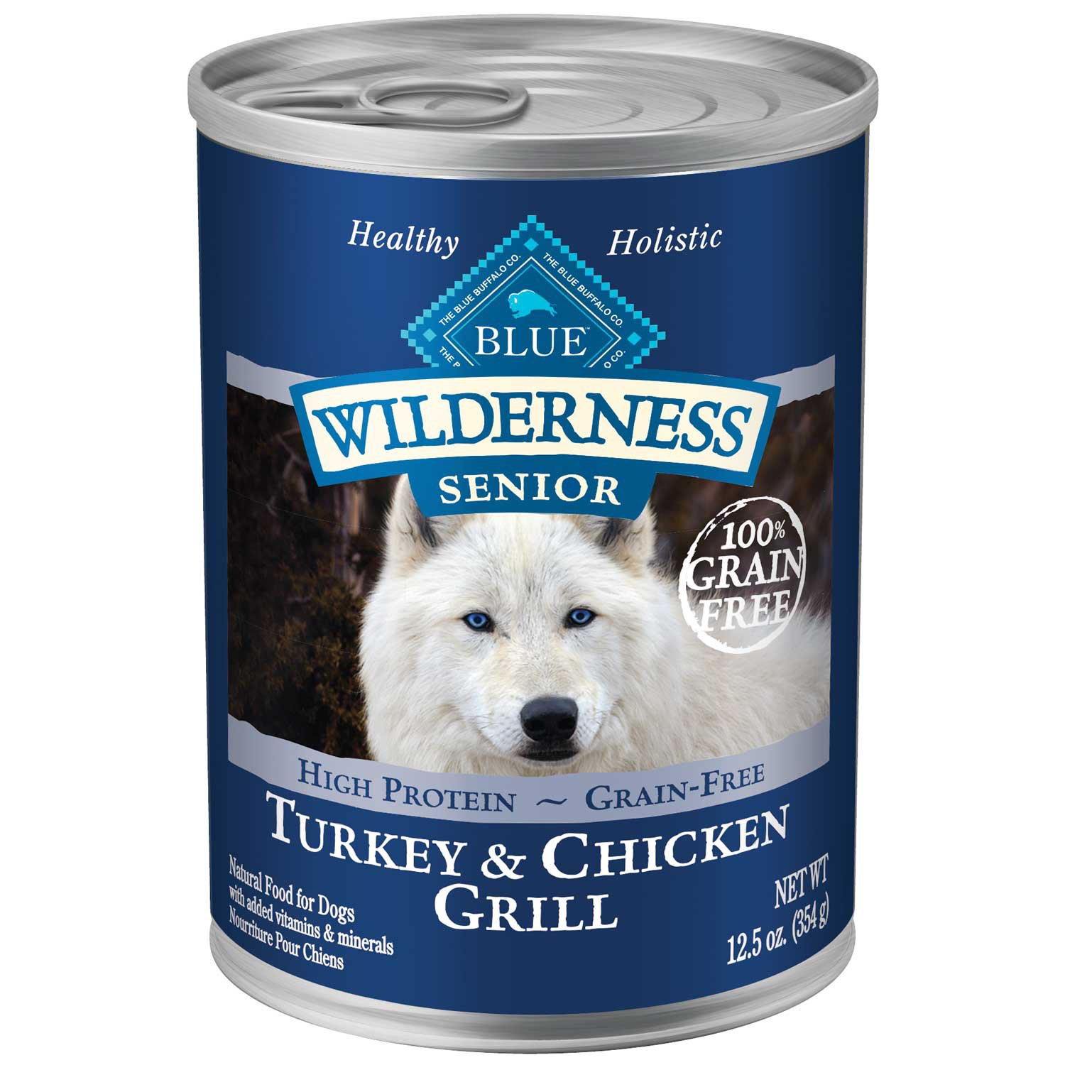 Blue Buffalo Blue Wilderness Senior Turkey & Chicken Grill Wet Dog Food | Petco