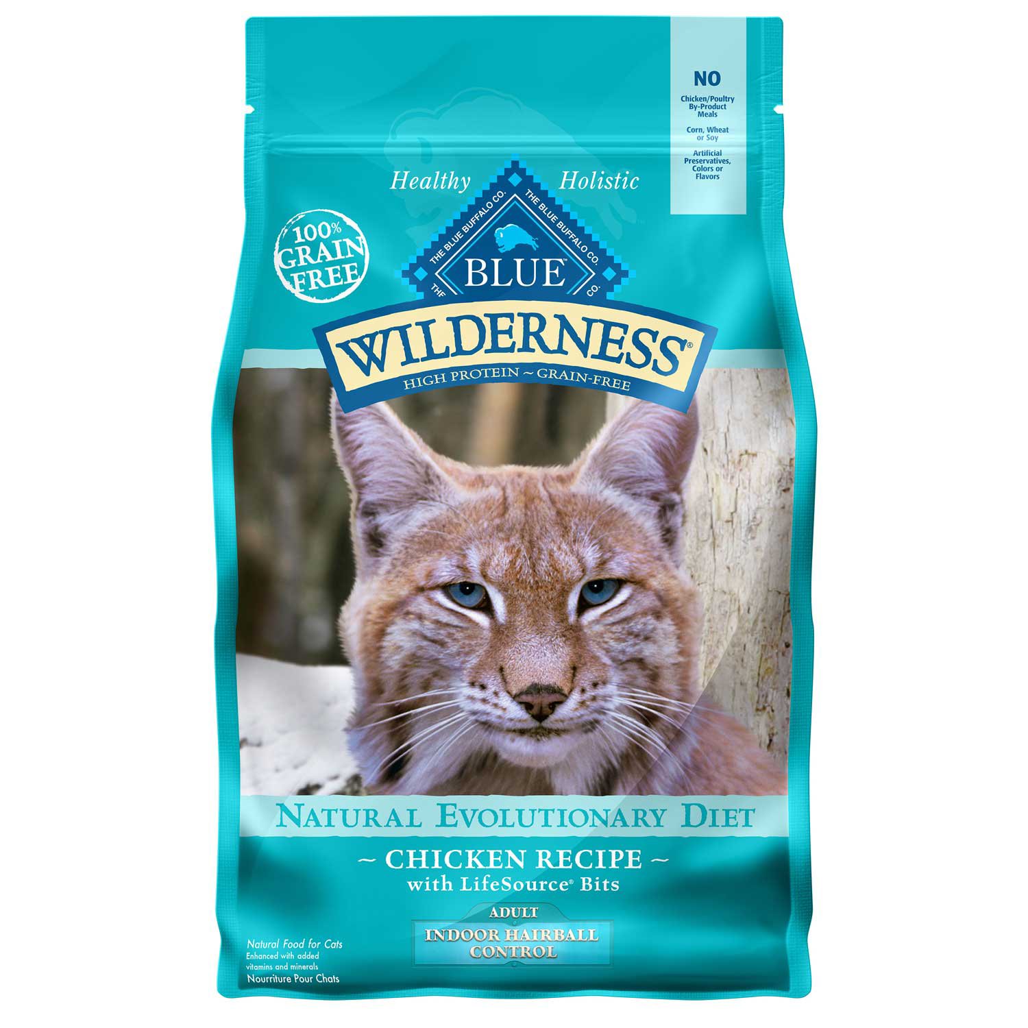 Blue Buffalo Wilderness Indoor Hairball Control Chicken Adult Dry Cat