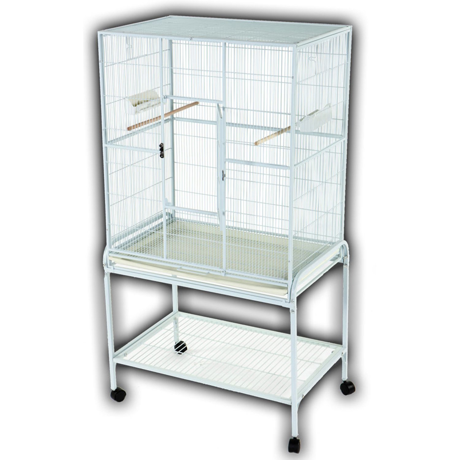 A&E Cage Company Flight Bird Cage in Platinum Petco