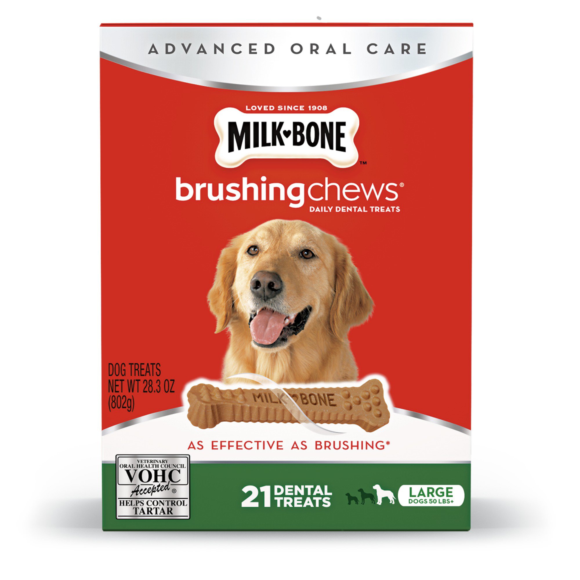 UPC 079100006700 product image for Milk-Bone Brushing Chews Dog Treats, Large, 28.3 oz. | upcitemdb.com