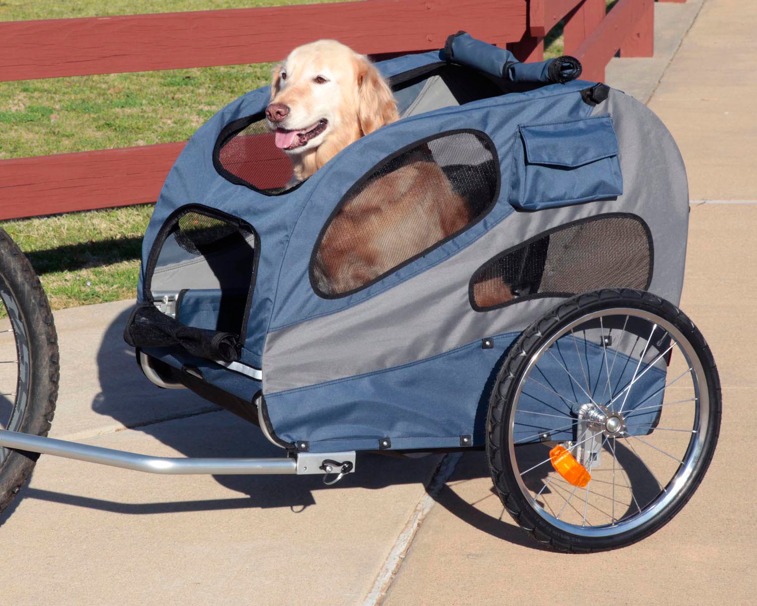 Solvit HoundAbout II Pet Bicycle Trailer Petco