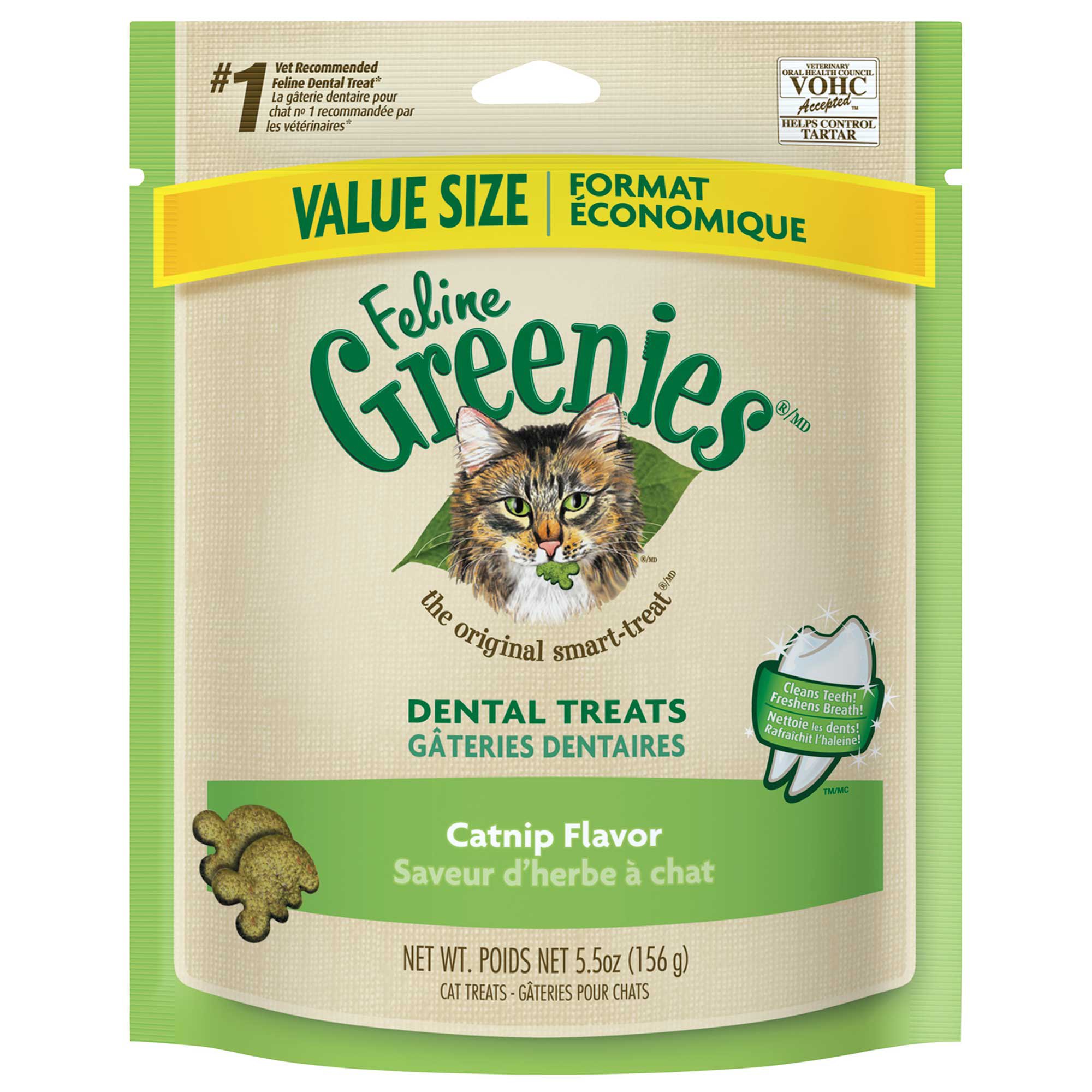 Feline Greenies Catnip Flavor Dental Cat Treat Petco