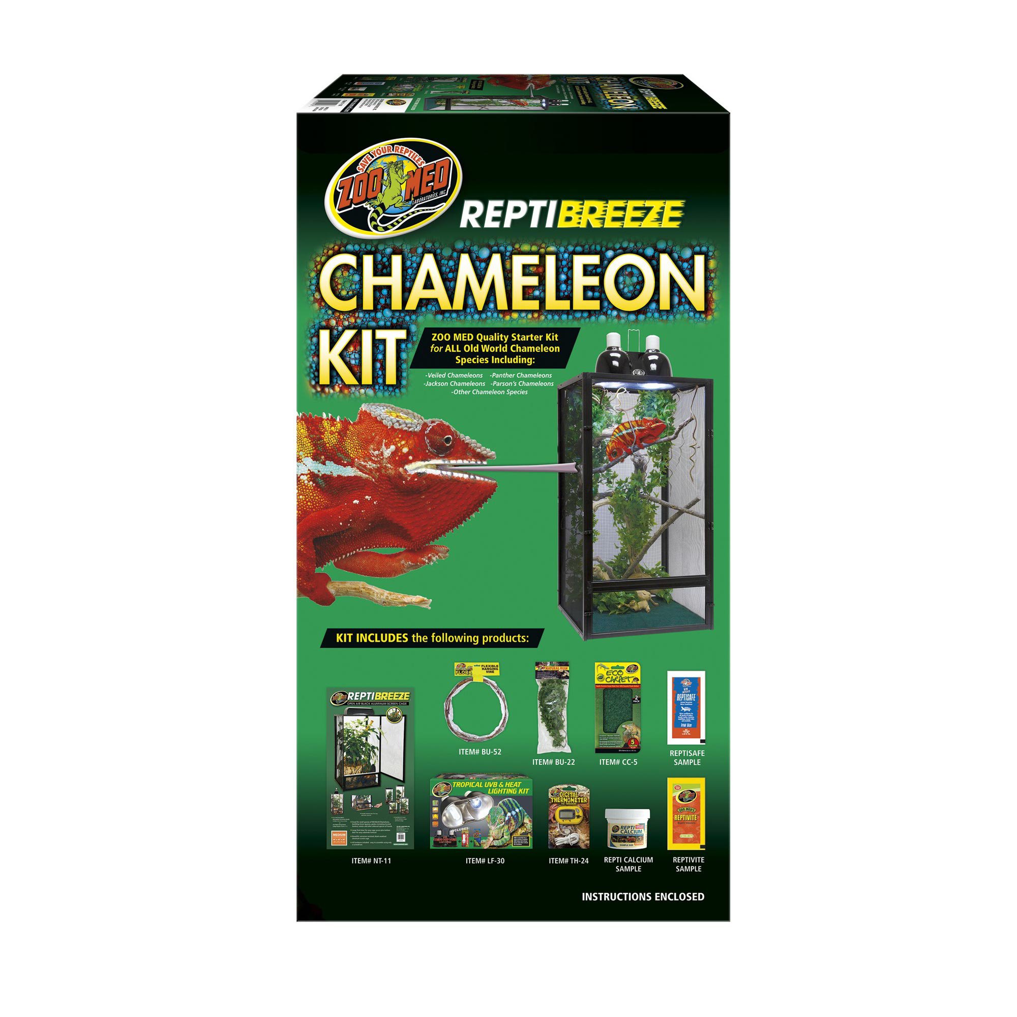 UPC 097612091236 - Zoo Med Repti Breeze Chameleon Kit, 16" L X 16" W X