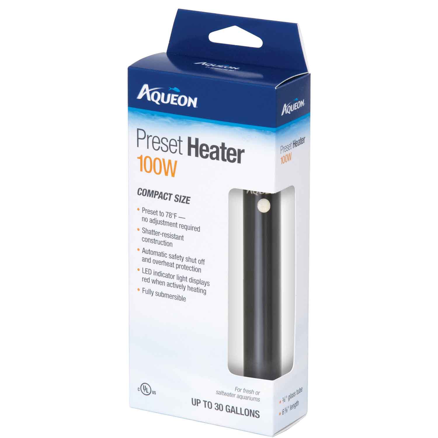 Aqueon Preset Heater 100W Petco