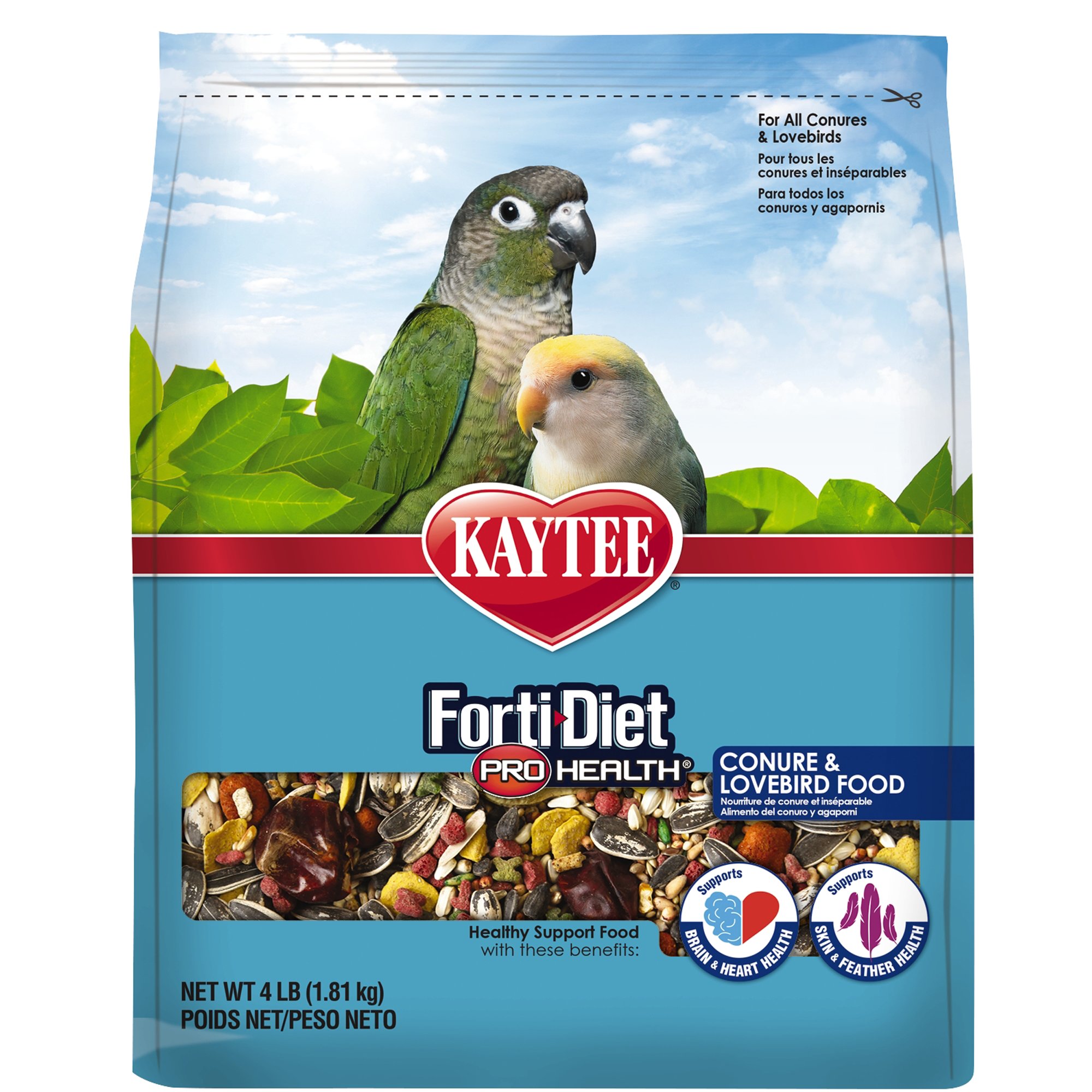 Kaytee FortiDiet Pro Health Conure & Lovebird Food Petco