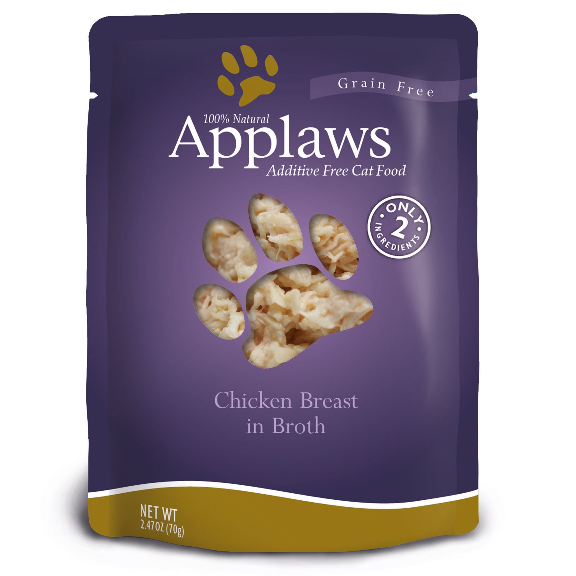Applaws Chicken Breast in Broth Pouch Grain Free Cat Food ...