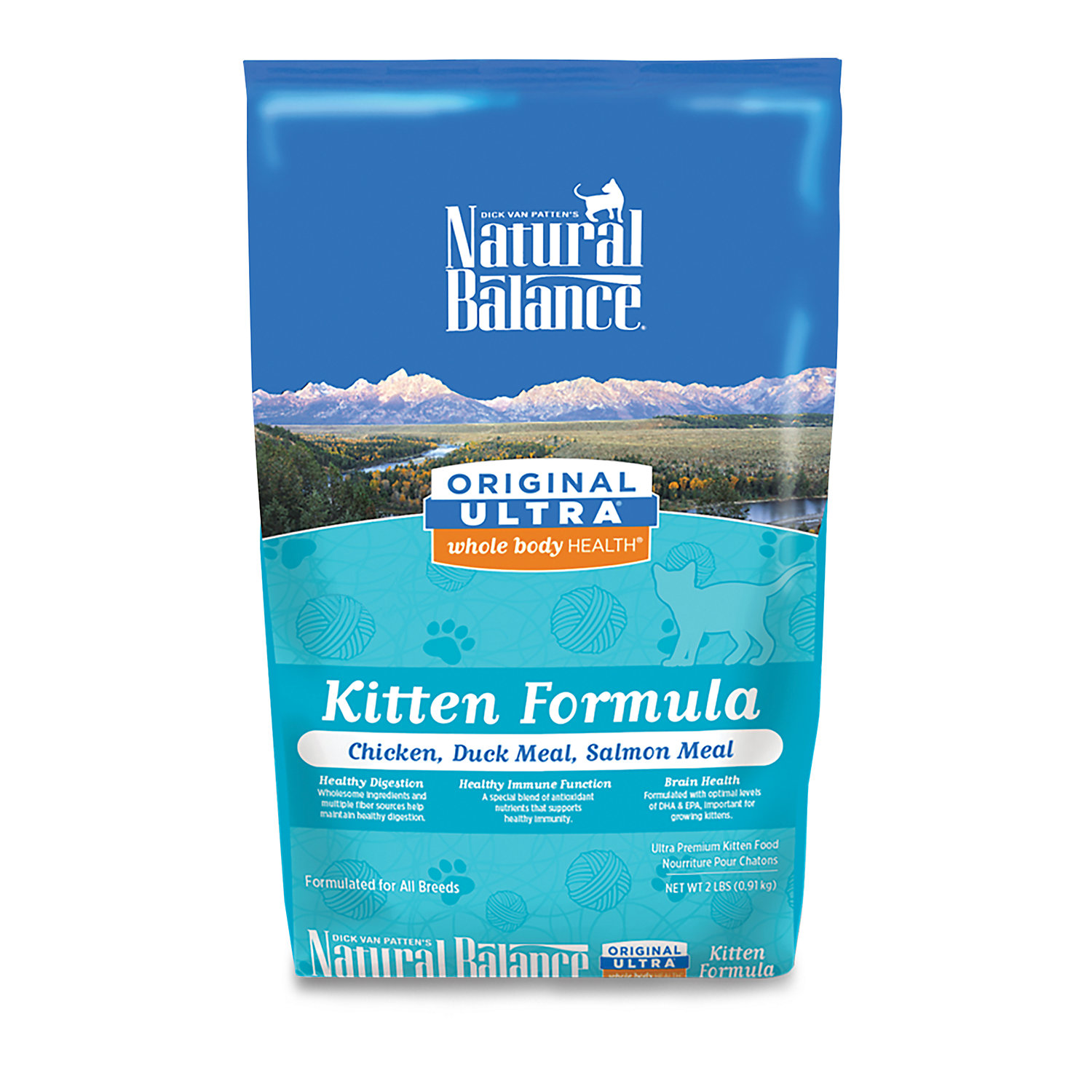 Natural Balance Original Ultra Whole Body Health Chicken Duck Meal Salmon Meal Kitten Food 2 Lbs. Natural Balance Original Ultra Whole Body Health Chicken Duck Meal Salmon Meal Kitten Food 2 Lbs.