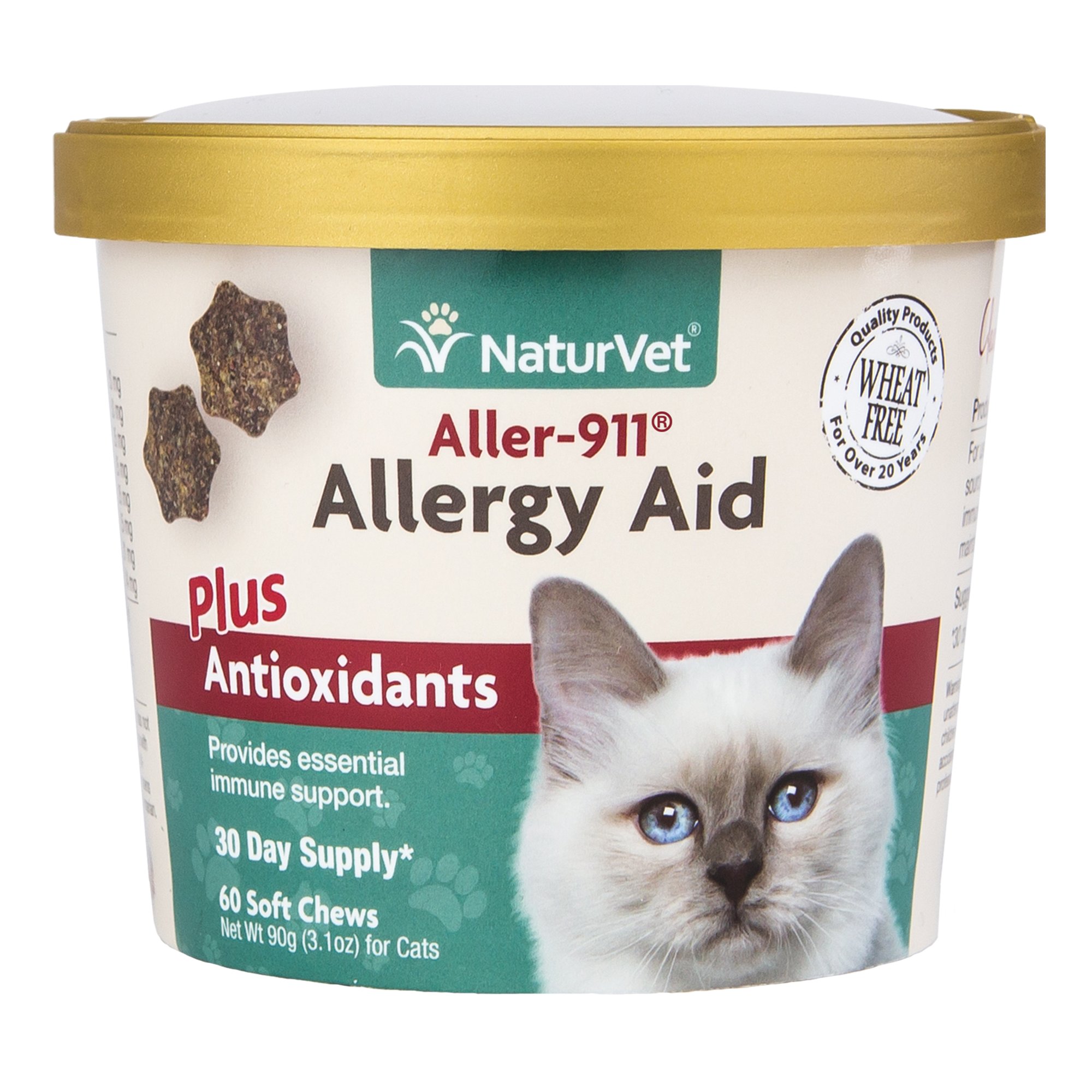 NaturVet Cat Allergy Aid Supplement Petco