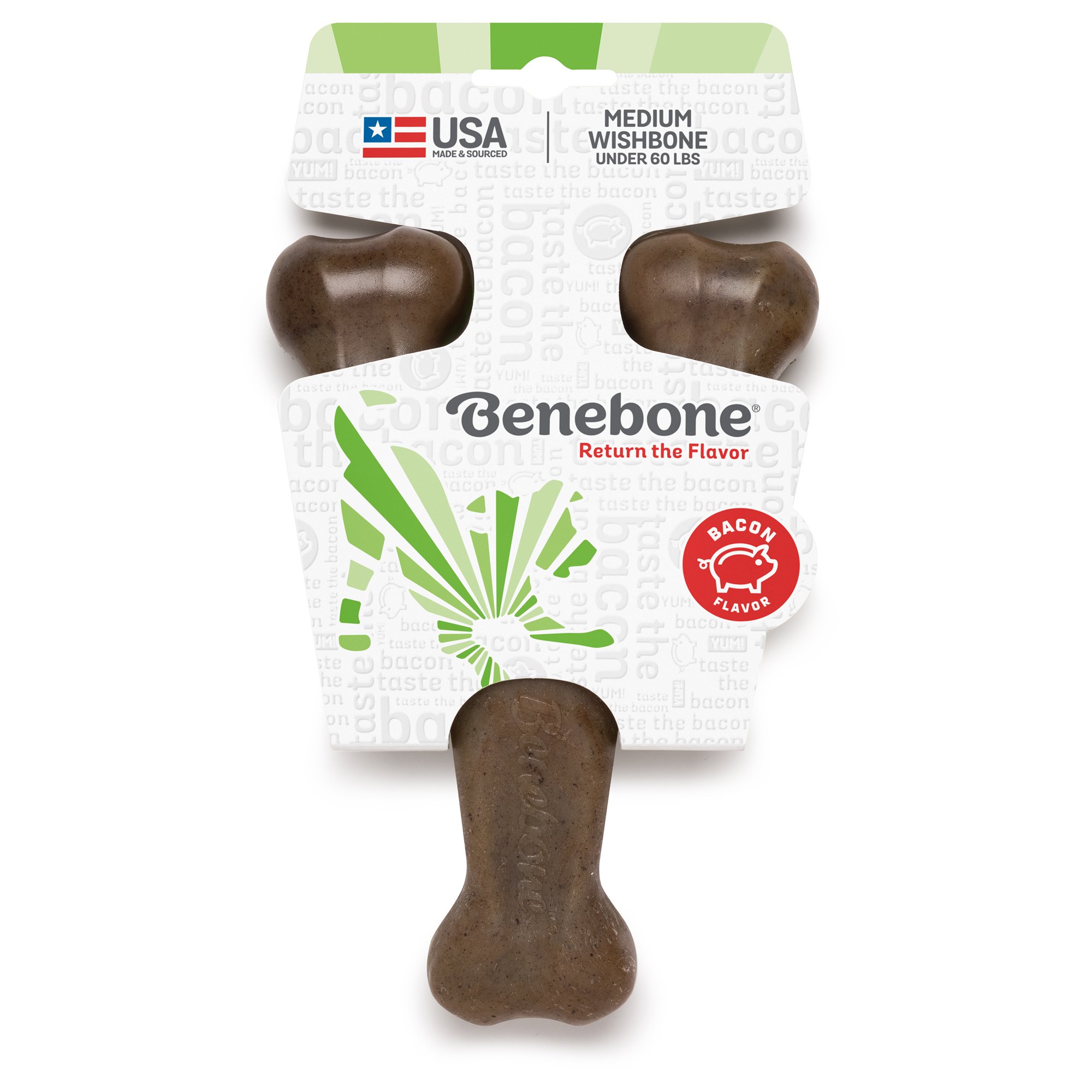 Benebone Bacon Flavored Dental Dog Chews, 7" Length Petco