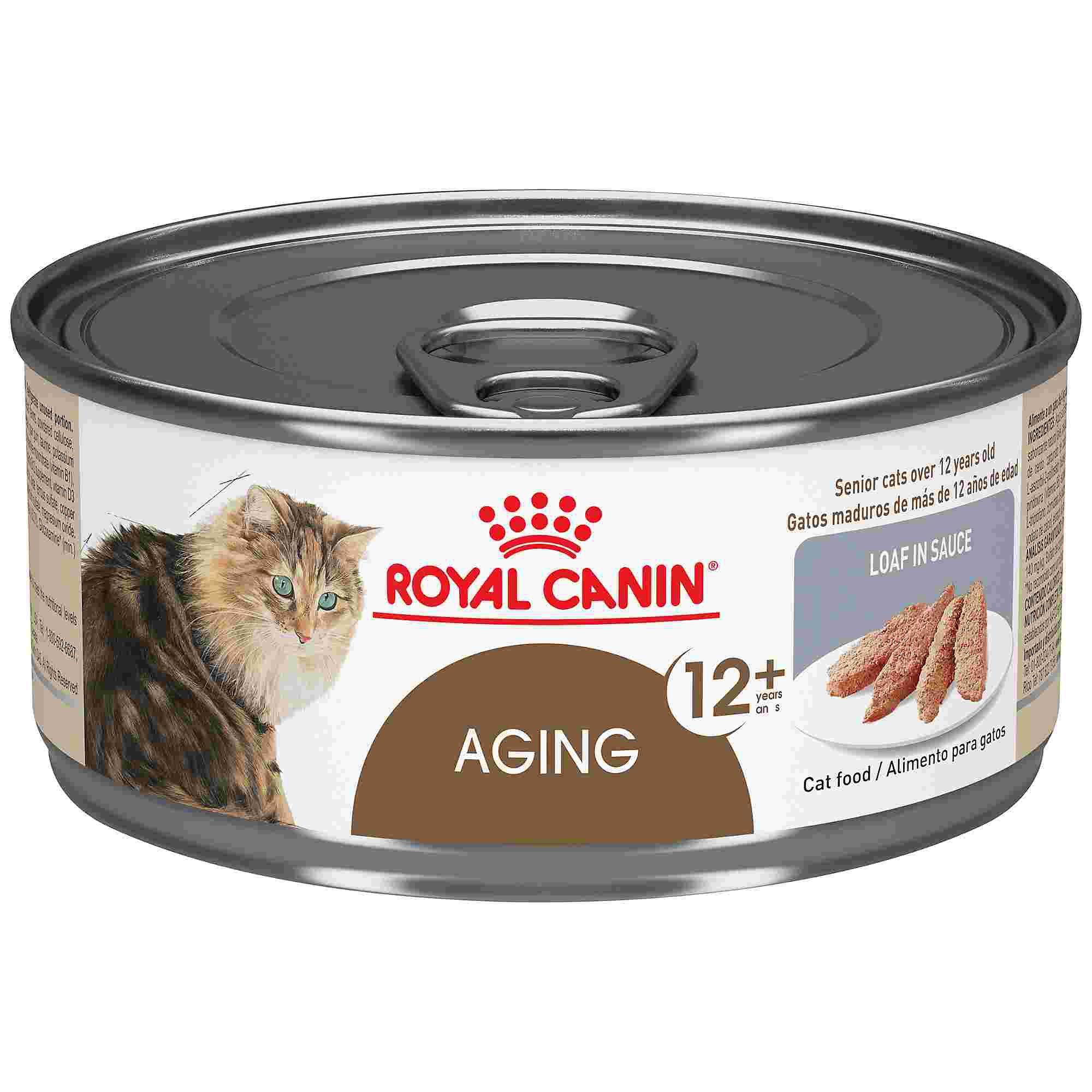 Royal Canin Feline Health Nutrition Aging 12+ Loaf In Sauce Wet Cat