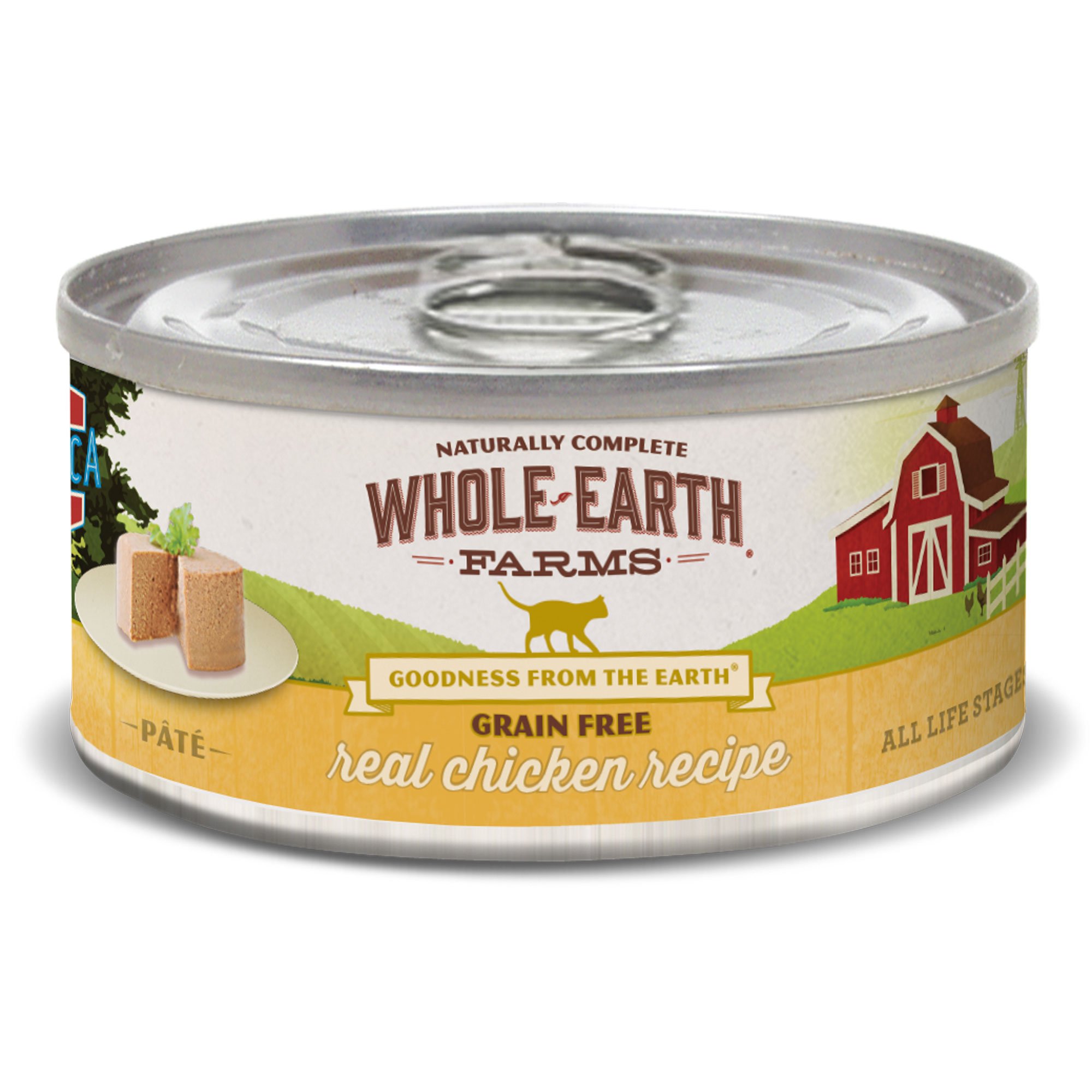 Whole Earth Farms Grain Free Real Chicken Canned Cat Food Petco