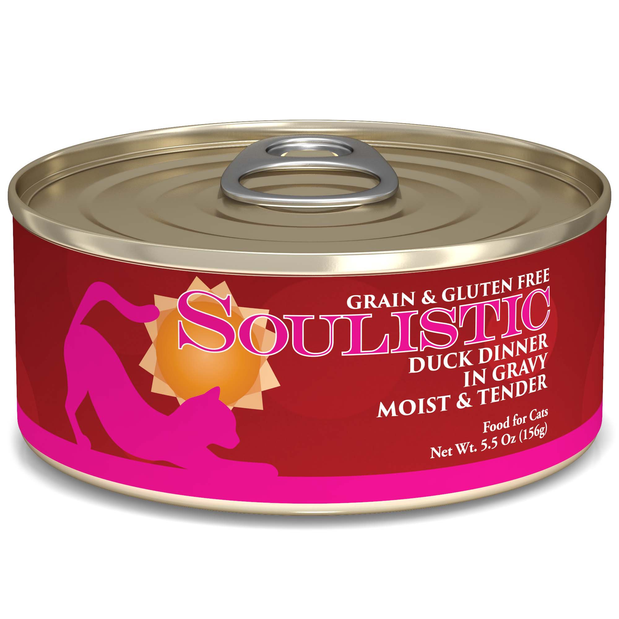 Soulistic Moist & Tender Duck Dinner in Gravy Wet Cat Food Petco