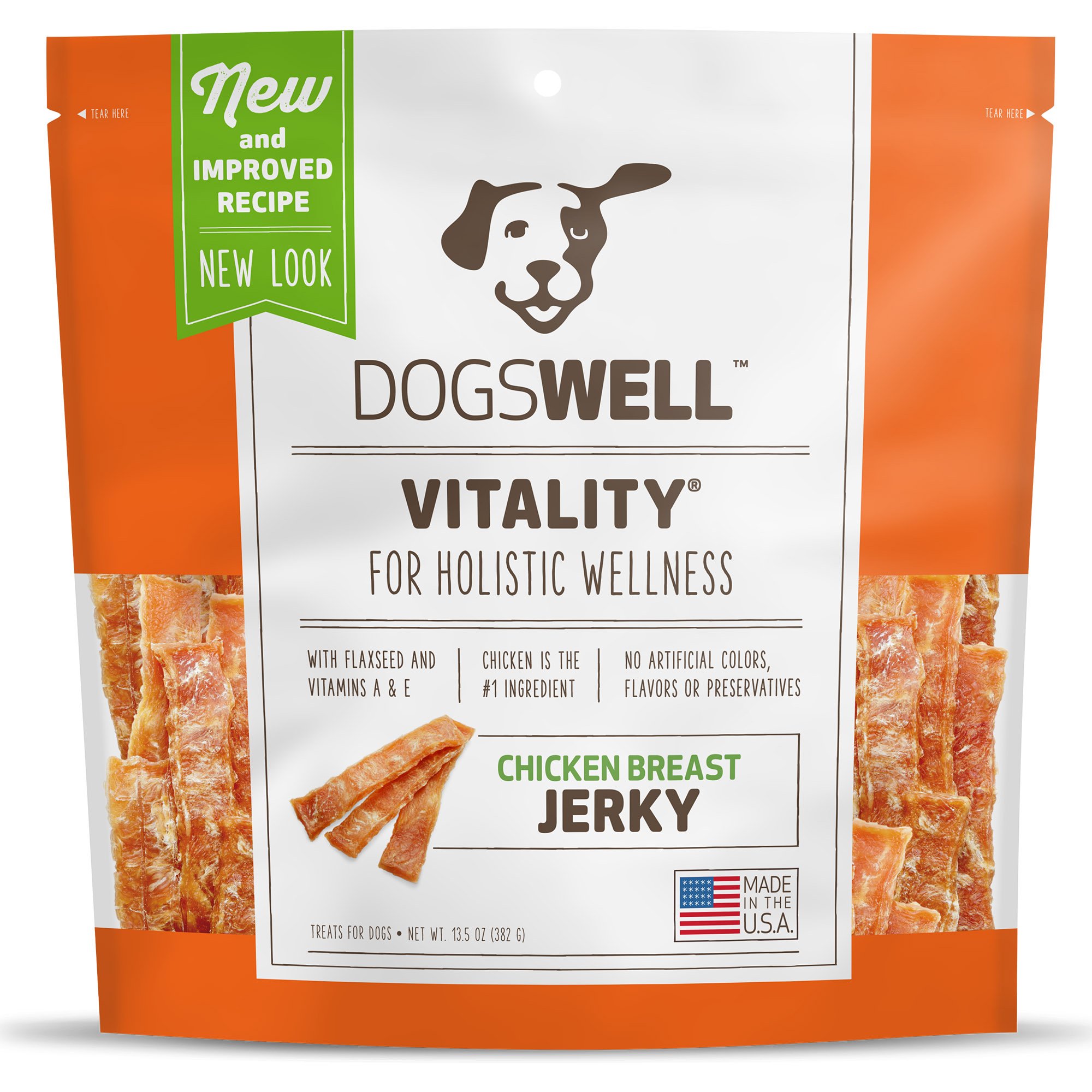 UPC 884244133232 Dogswell Vitality Chicken Breast Jerky Dog Treats