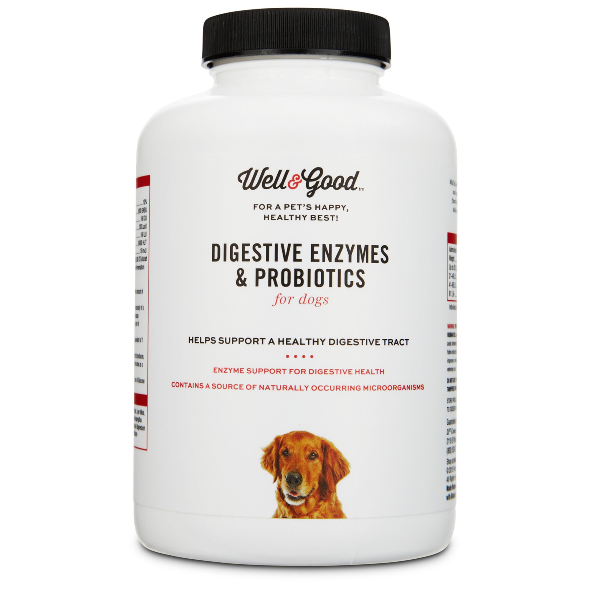 Well & Good Digestive Enzymes & Probiotics Dog Tablets Petco