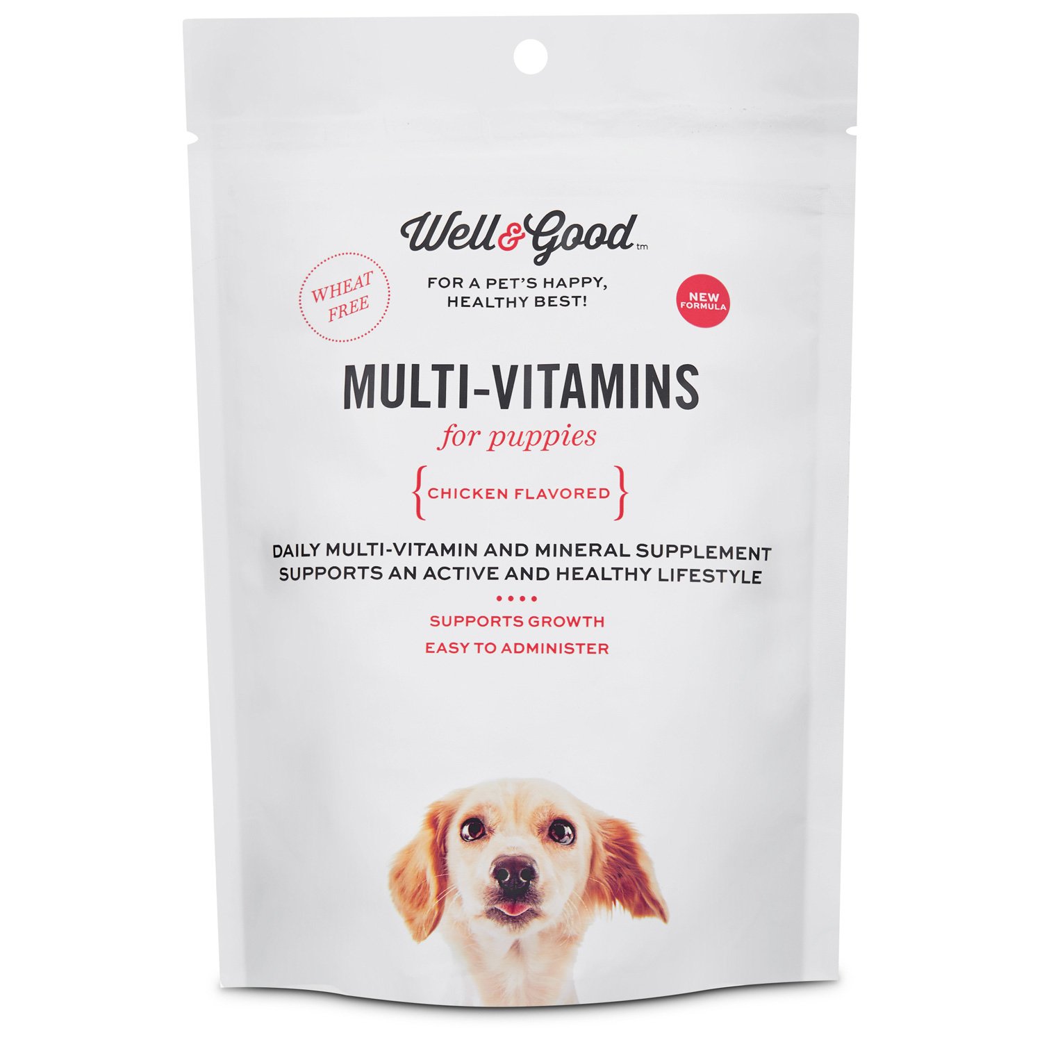 Well & Good Puppy Stage Daily Soft Chews Dog Vitamins Petco