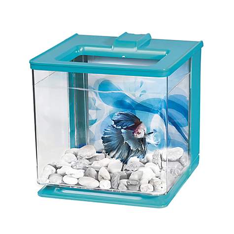 Marina 0 7 Gallon Betta Ez Care Aquarium Kit Blue