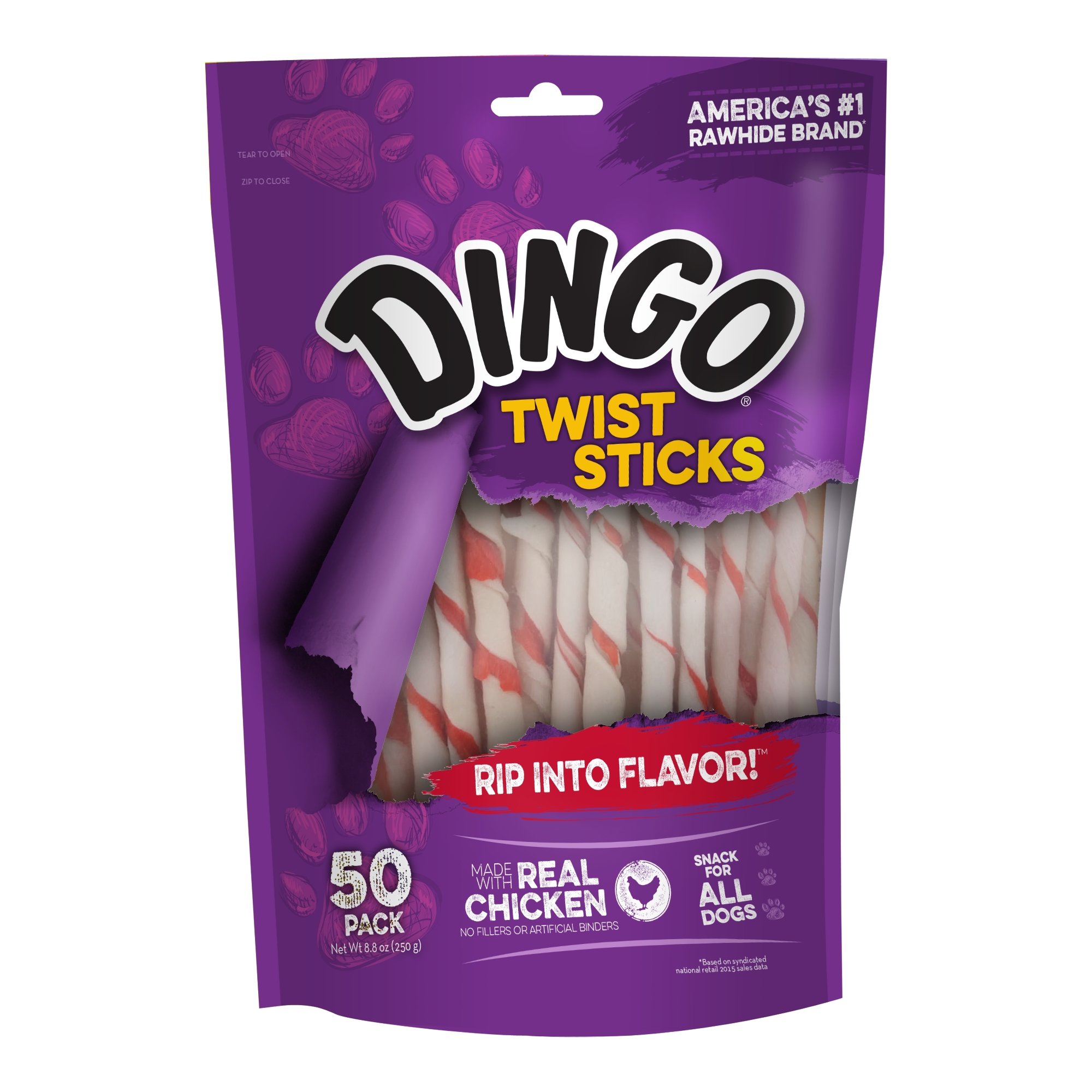 Dingo Twist Sticks Rawhide Dog Chews Petco