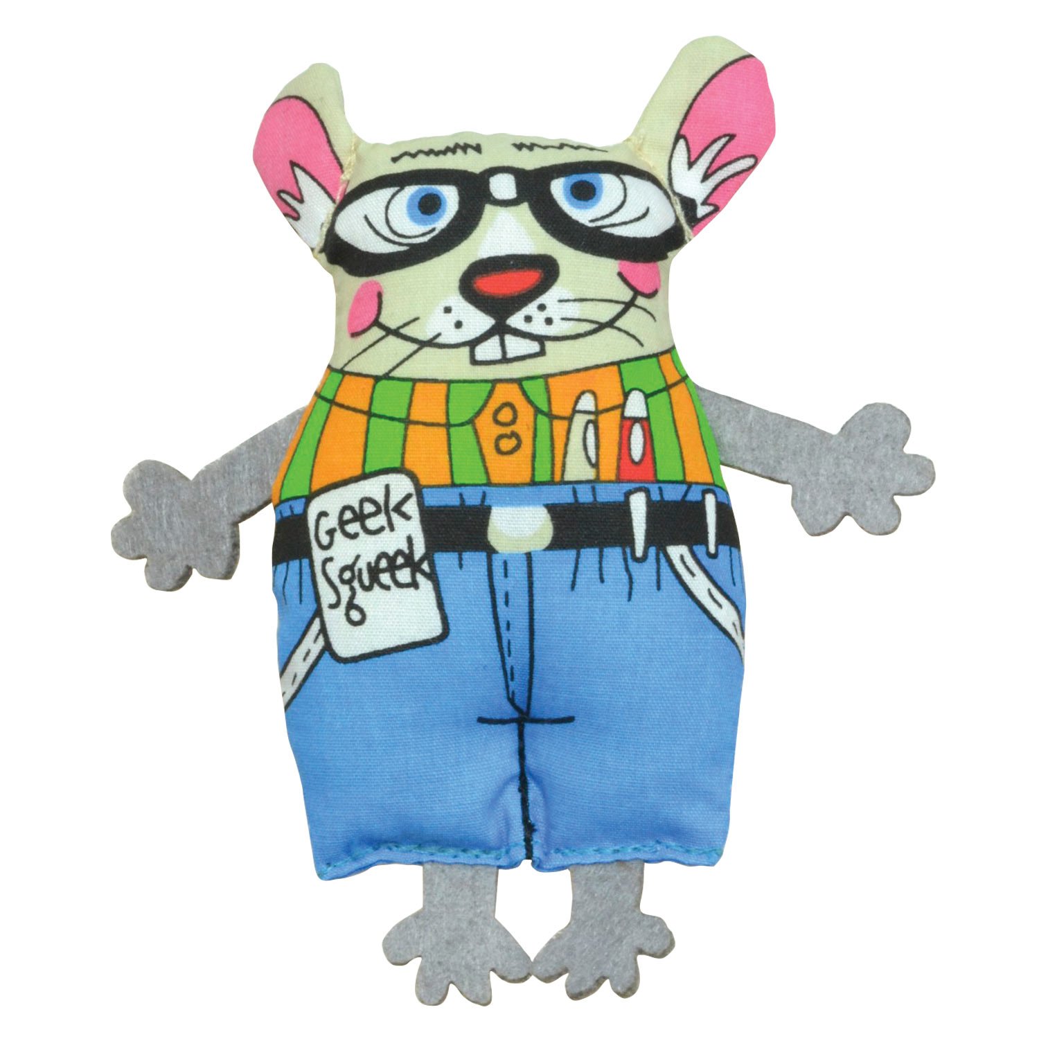 UPC 871864007333 product image for Petstages Geeky Squeek Mouse Cat Toy, 6.5