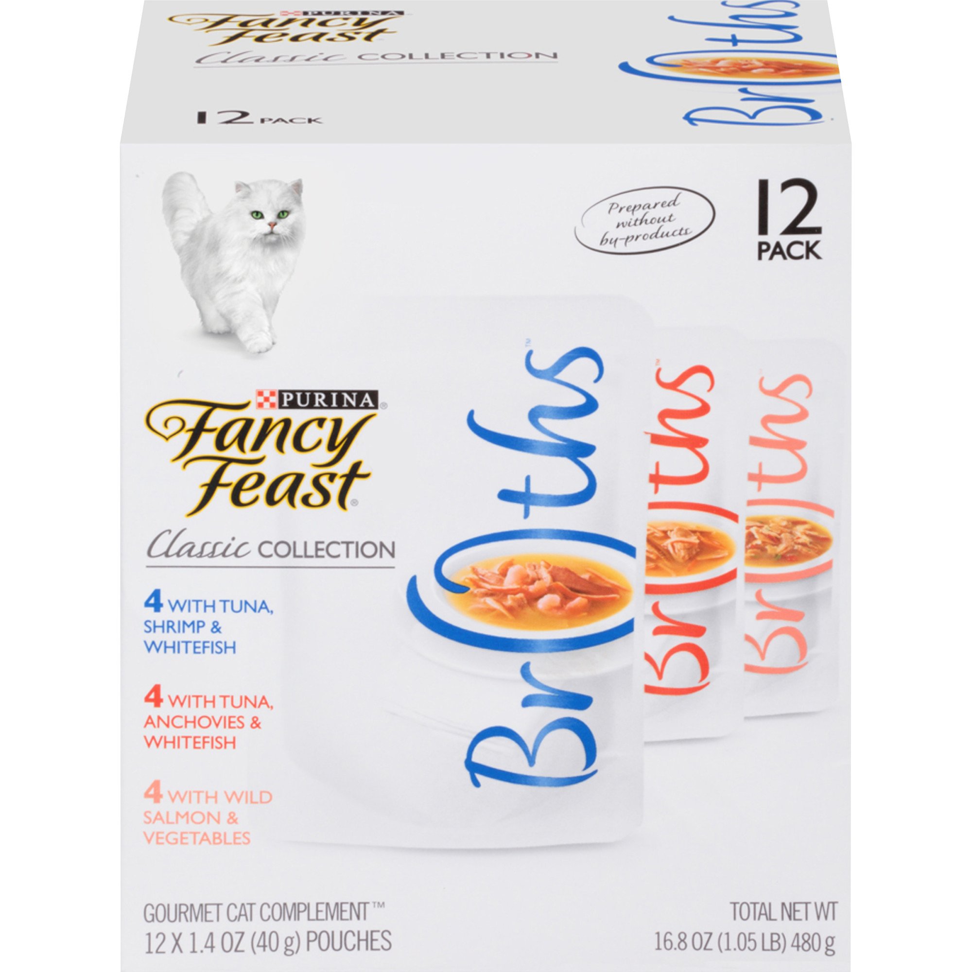 Fancy Feast Broths Classic Collection Cat Food Complement Petco