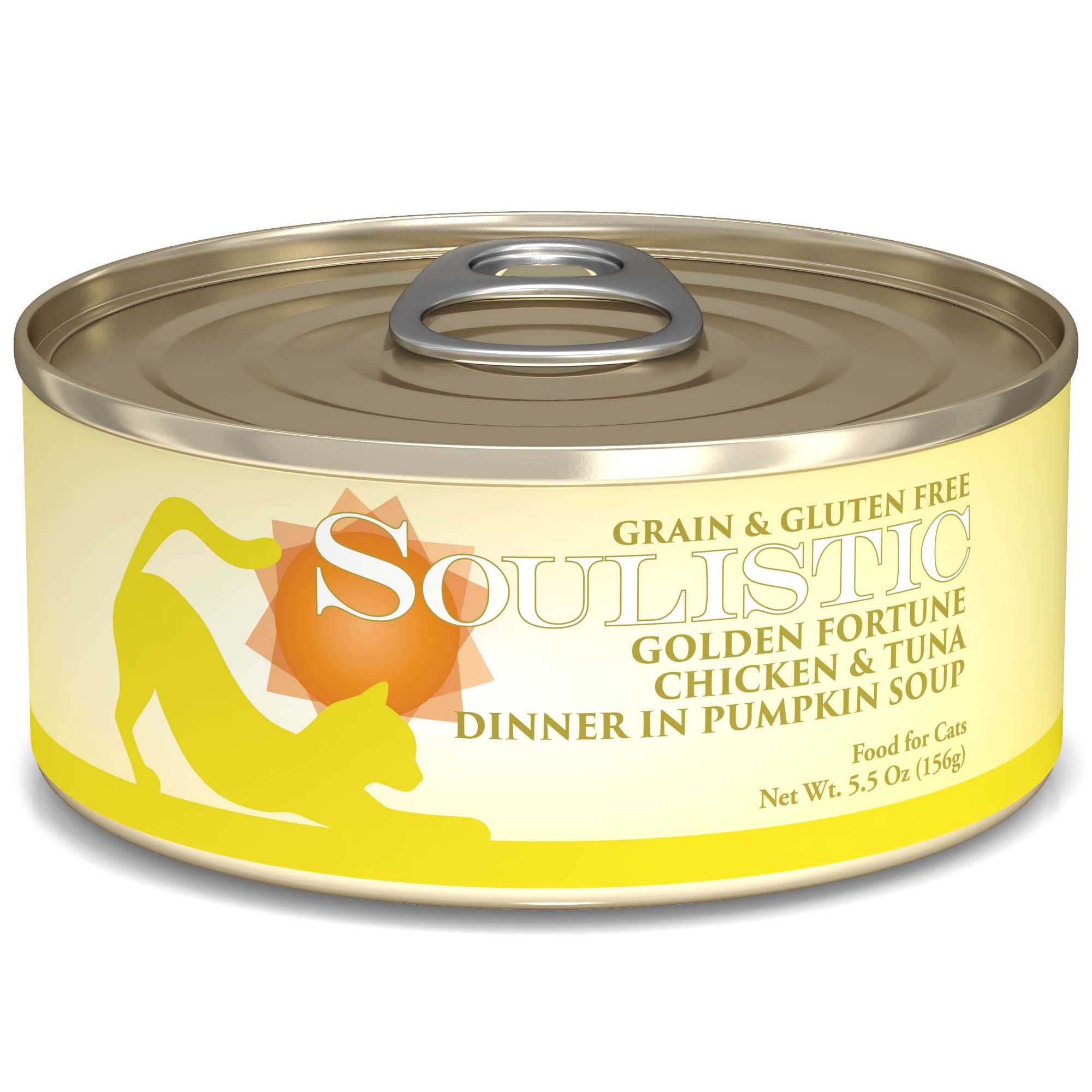 Soulistic Golden Fortune Chicken & Tuna Dinner Adult ...