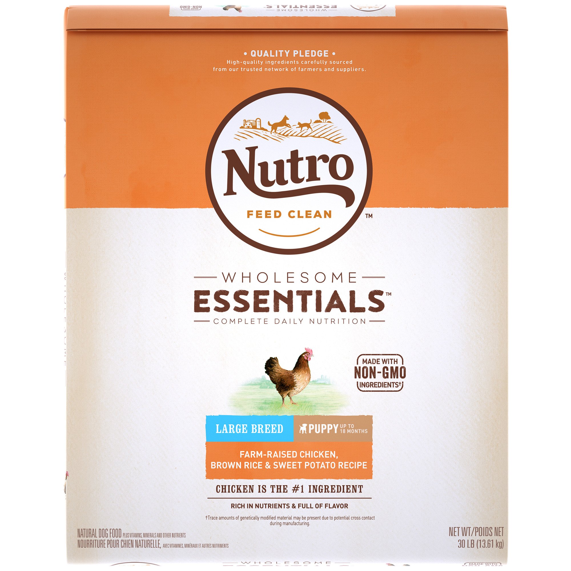 NUTRO WHOLESOME ESSENTIALS Farm-Raised Chicken, Brown Rice