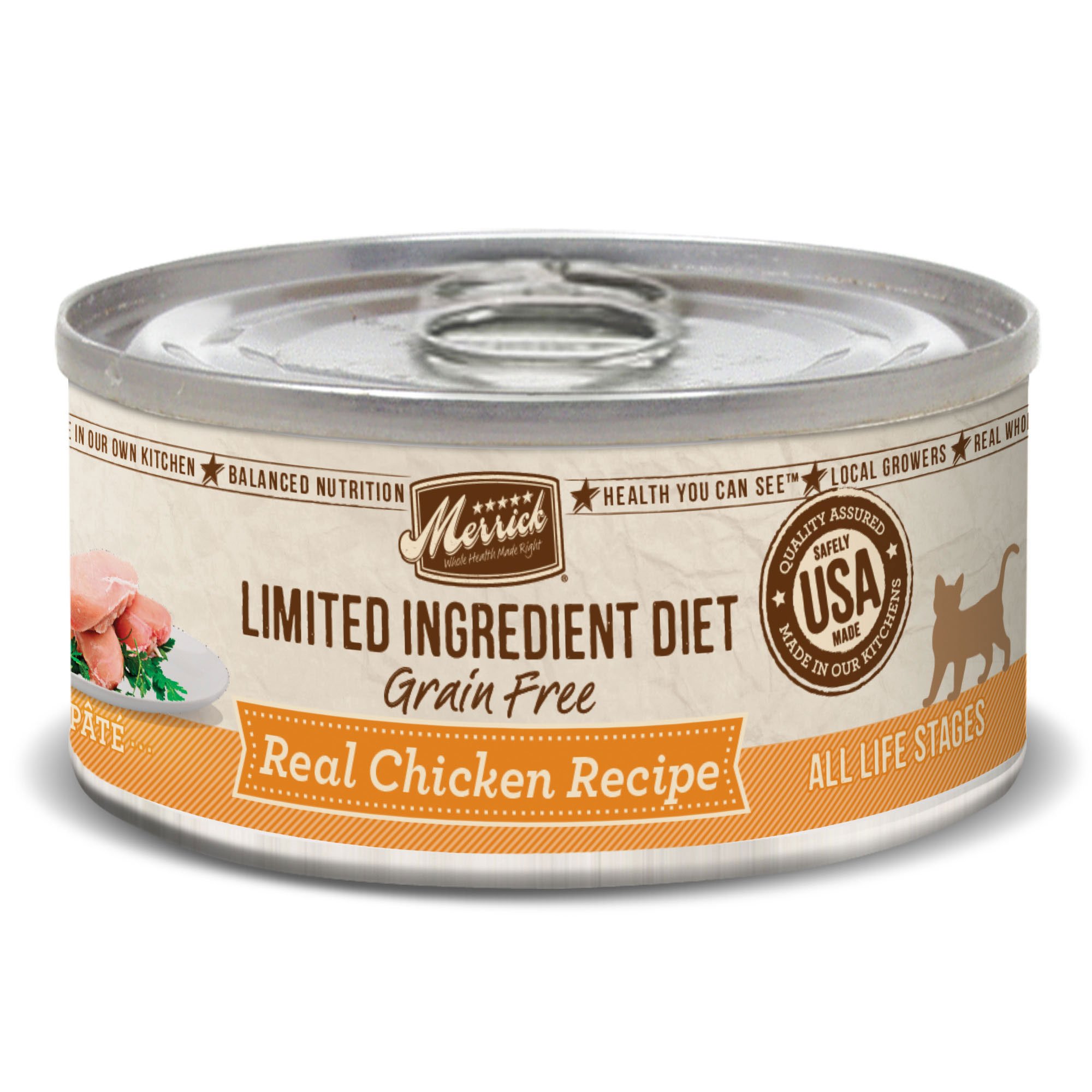Merrick Limited Ingredient Diet Grain Free Chicken Canned Cat Food Petco