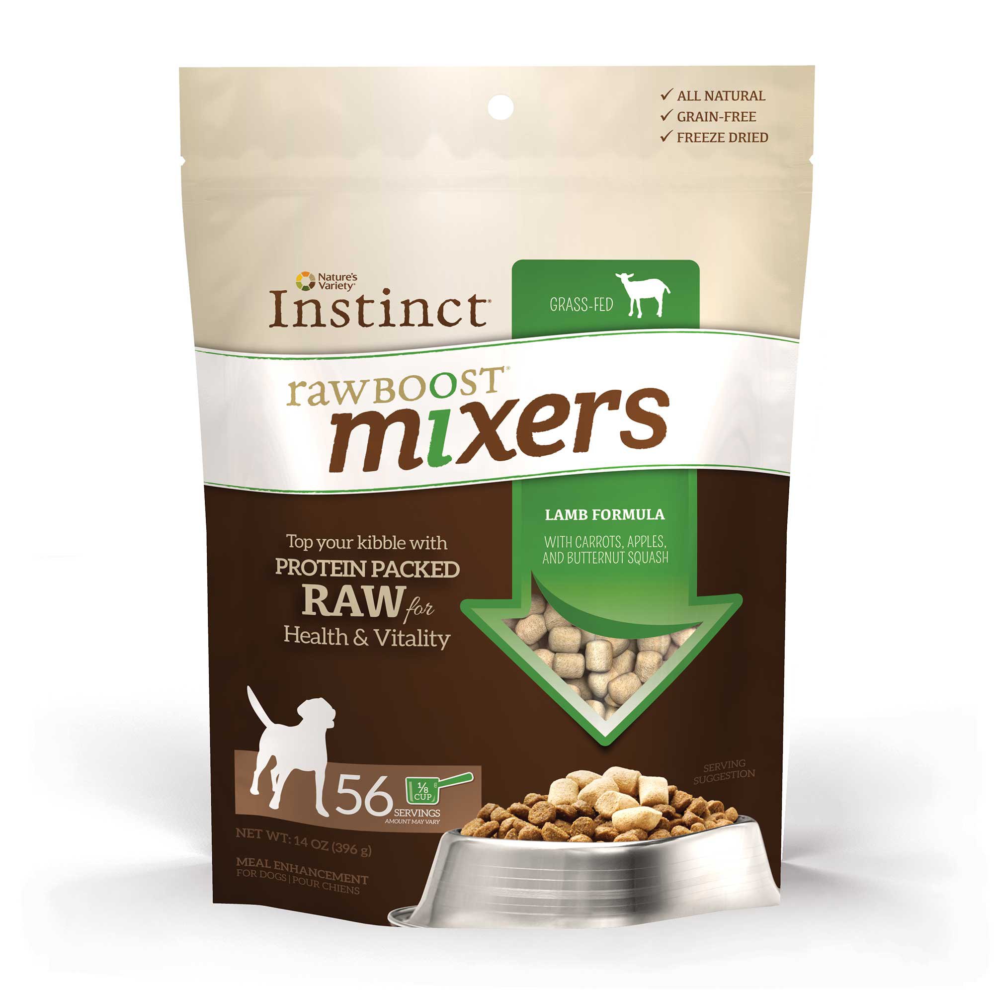 UPC 769949602101 product image for Nature's Variety Instinct Raw Boost Lamb Dog Food Mixers, 14 oz. () | upcitemdb.com