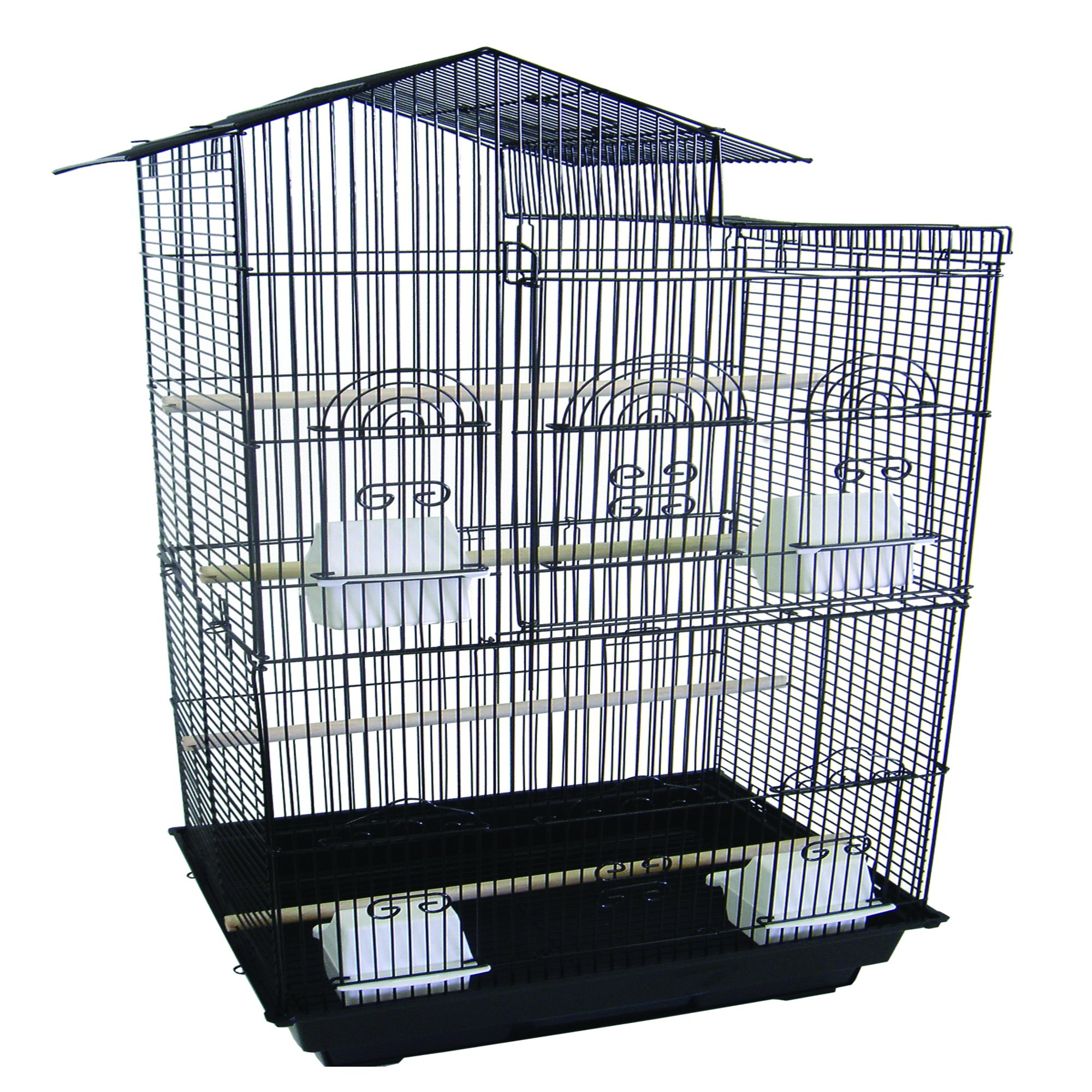 YML Tall Villa Black Top Bird Cage | Petco