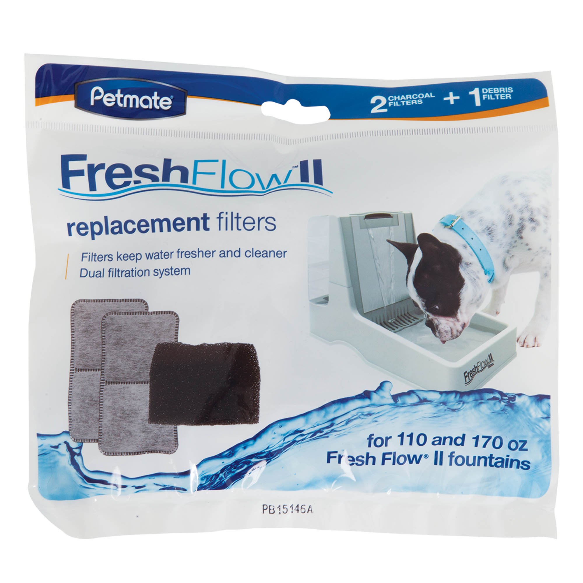 Petmate Fresh Flow II Purifying Pet Fountain Replacement Filters | Petco