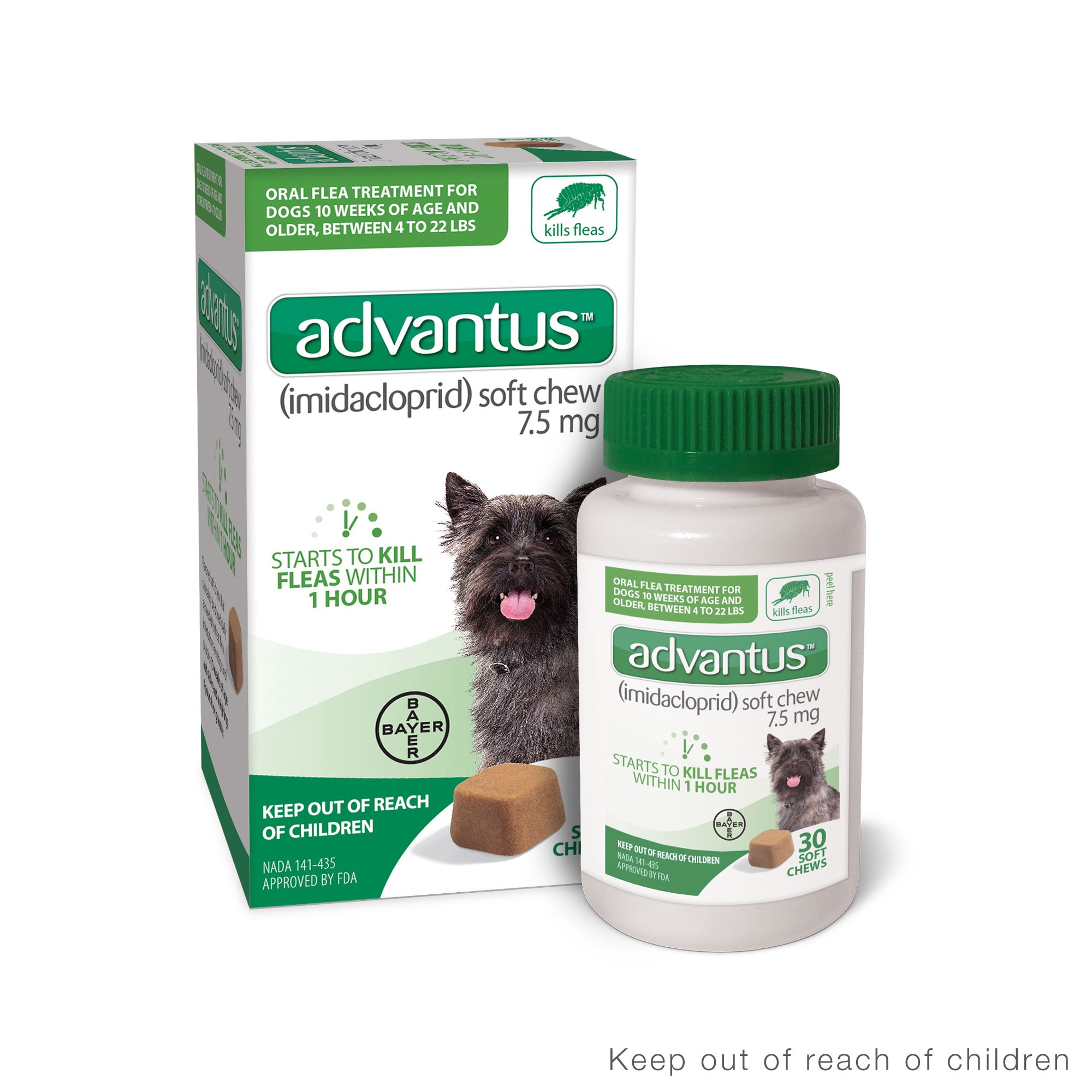 Advantus Flea Soft Chews for Small Dogs 422lbs Petco