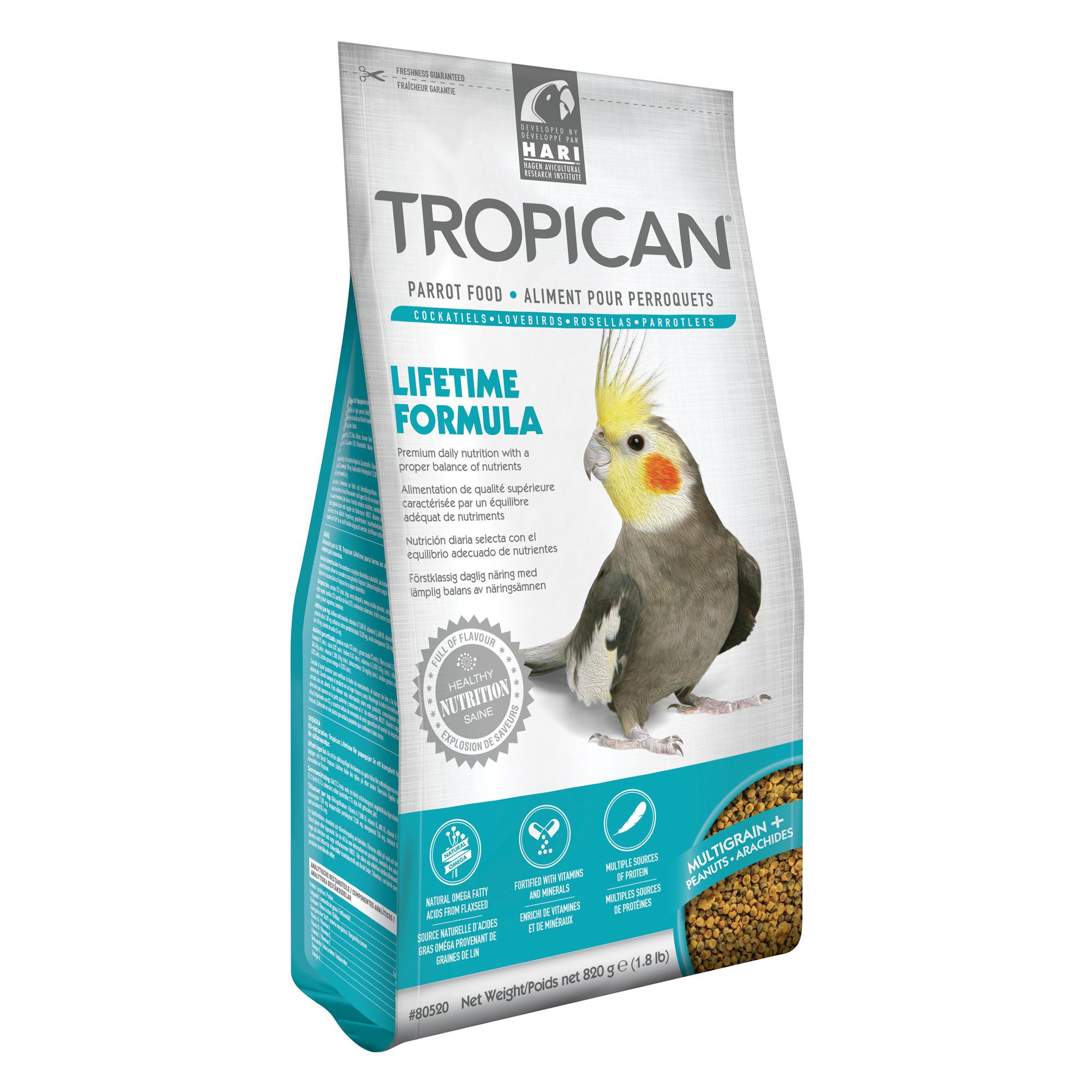 Tropican Lifetime Formula Cockatiel, 1.8lbs. Petco