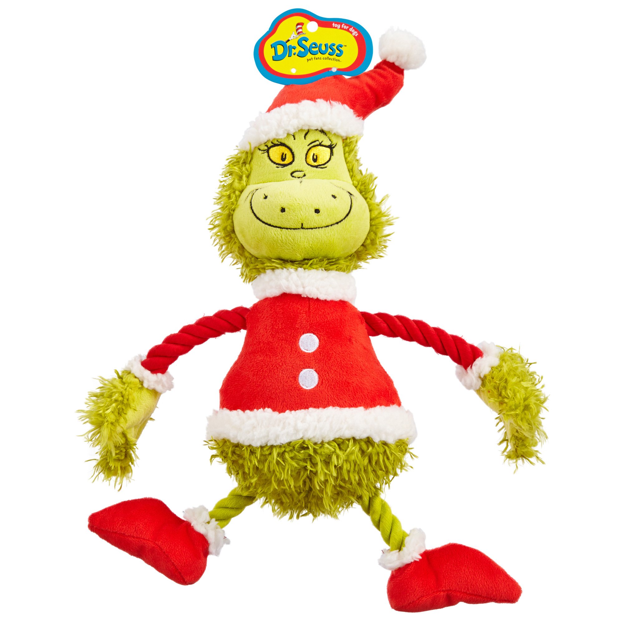 UPC 800443171691 Dr. Seuss Grinch Plush Rope Toy for Dogs, Large