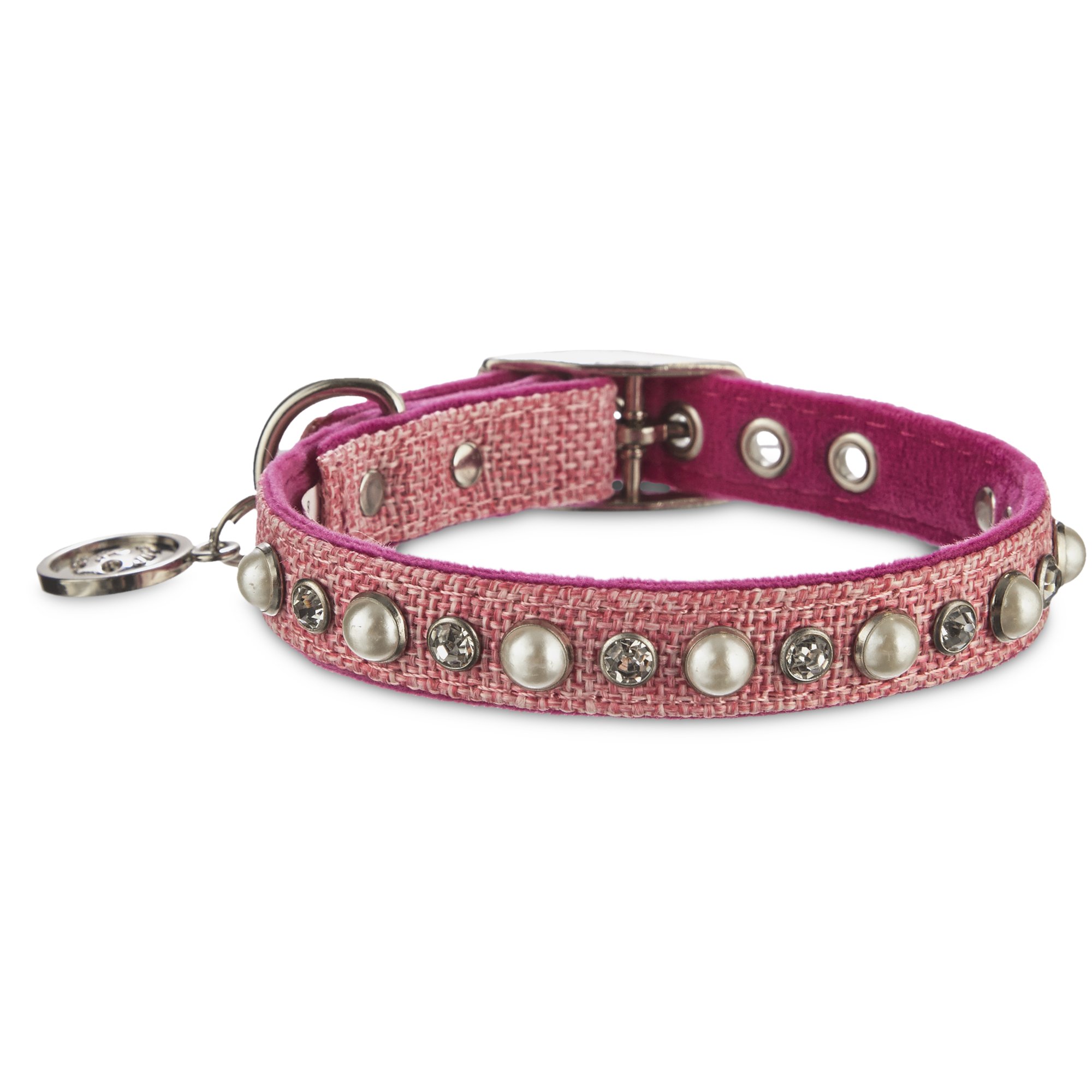 Bond & Co. Pink Pearl Collar Petco
