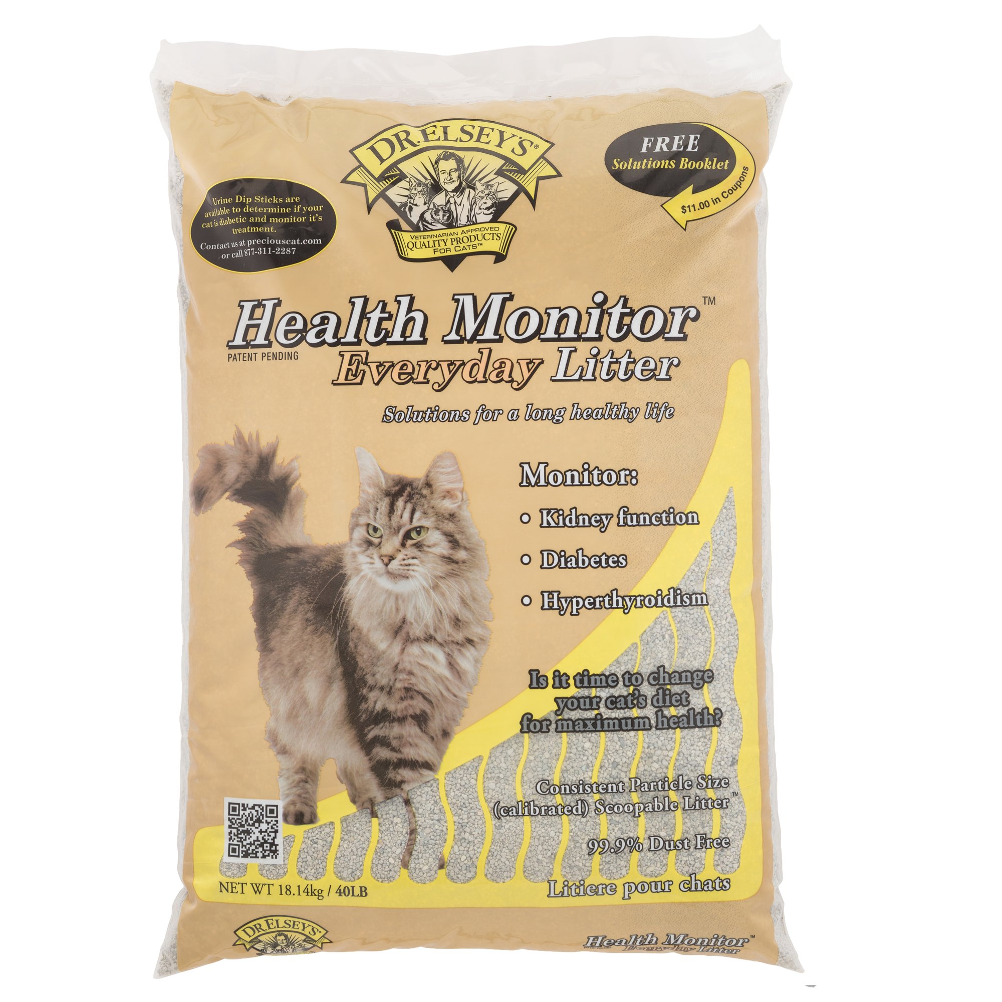 UPC 000338002400 product image for Precious Cat Dr. Elsey's Health Monitor Everday Cat Litter, 40 lbs. | upcitemdb.com