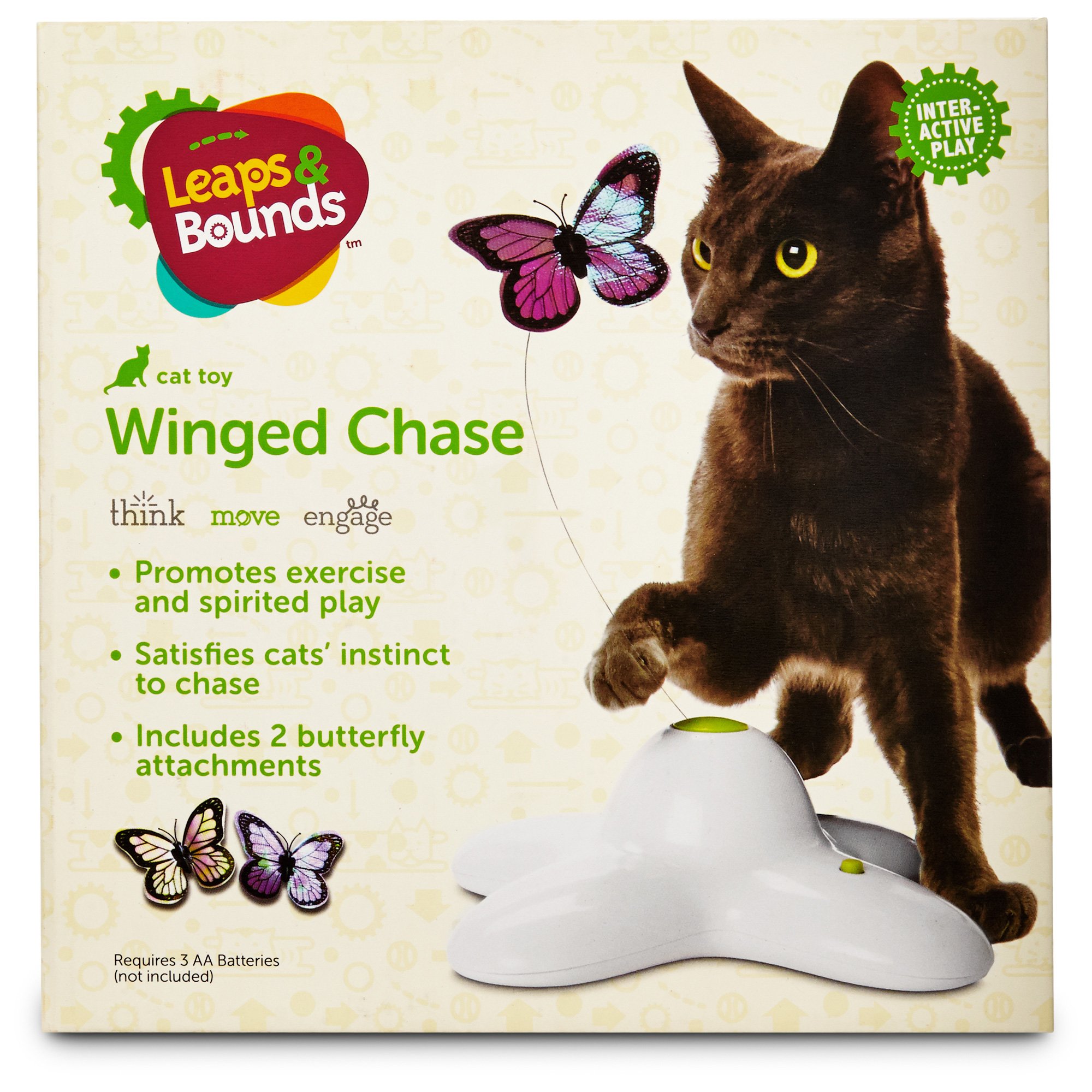 Leaps & Bounds Electric Flutter Butterfly Cat Toy | Petco