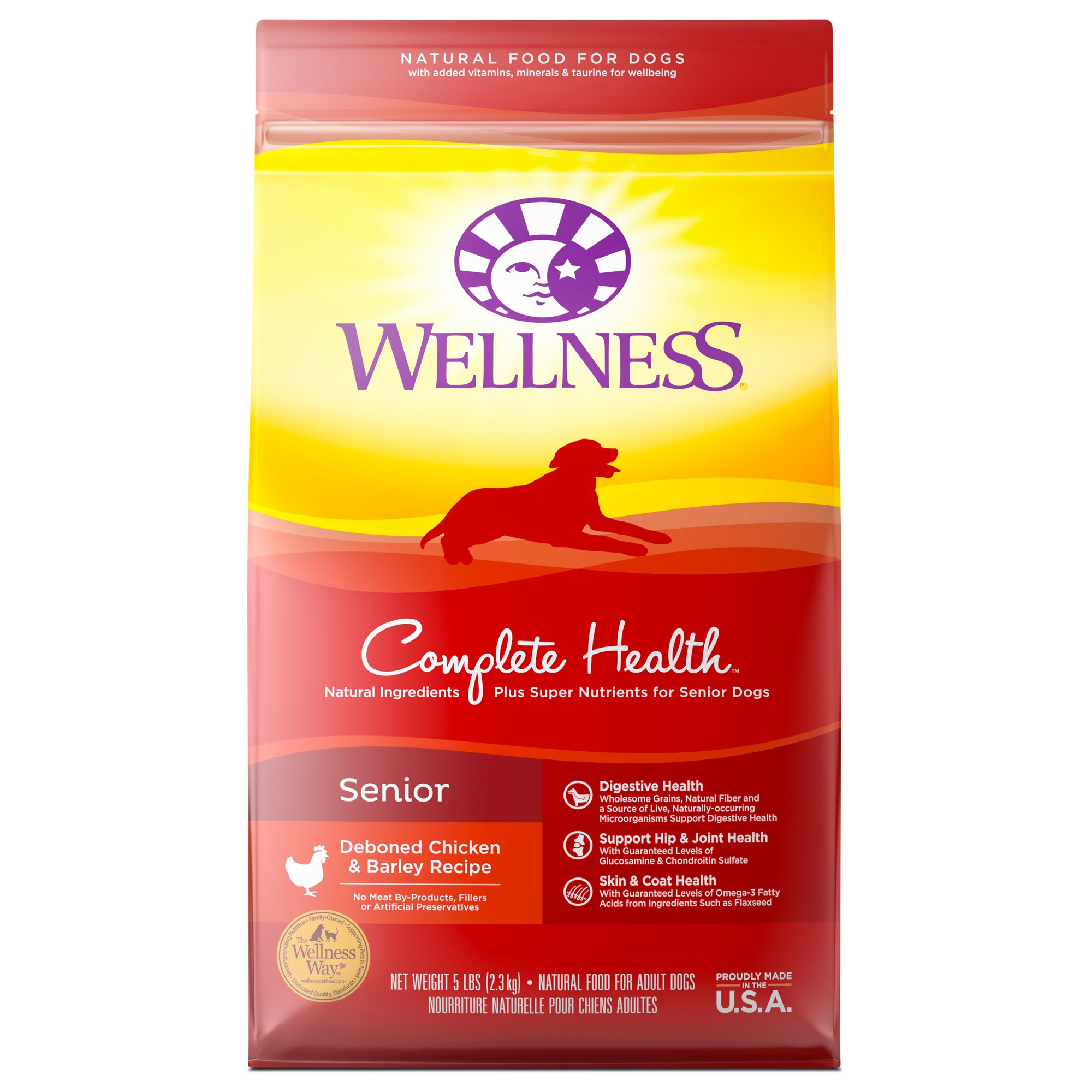 Wellness Complete Health Natural Senior Recipe Dry Dog ...
