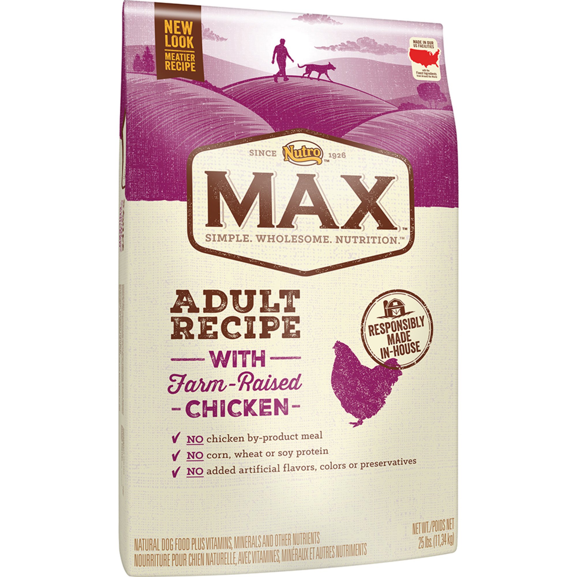 nutro max pet food